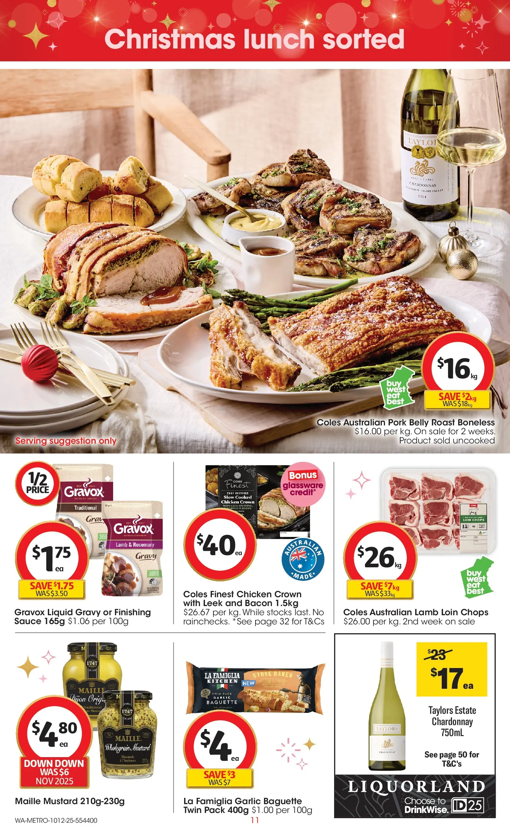 ﻿﻿Coles catalogue valid from 10/12/2025 > Online Australia | Page: 11 | Products: Chicken, Pork, Lamb