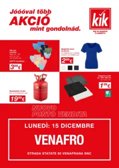 Anteprima del volantino KiK - KiK volantino fino al 14.12.2025 valido a partire dal 11.12.2025
