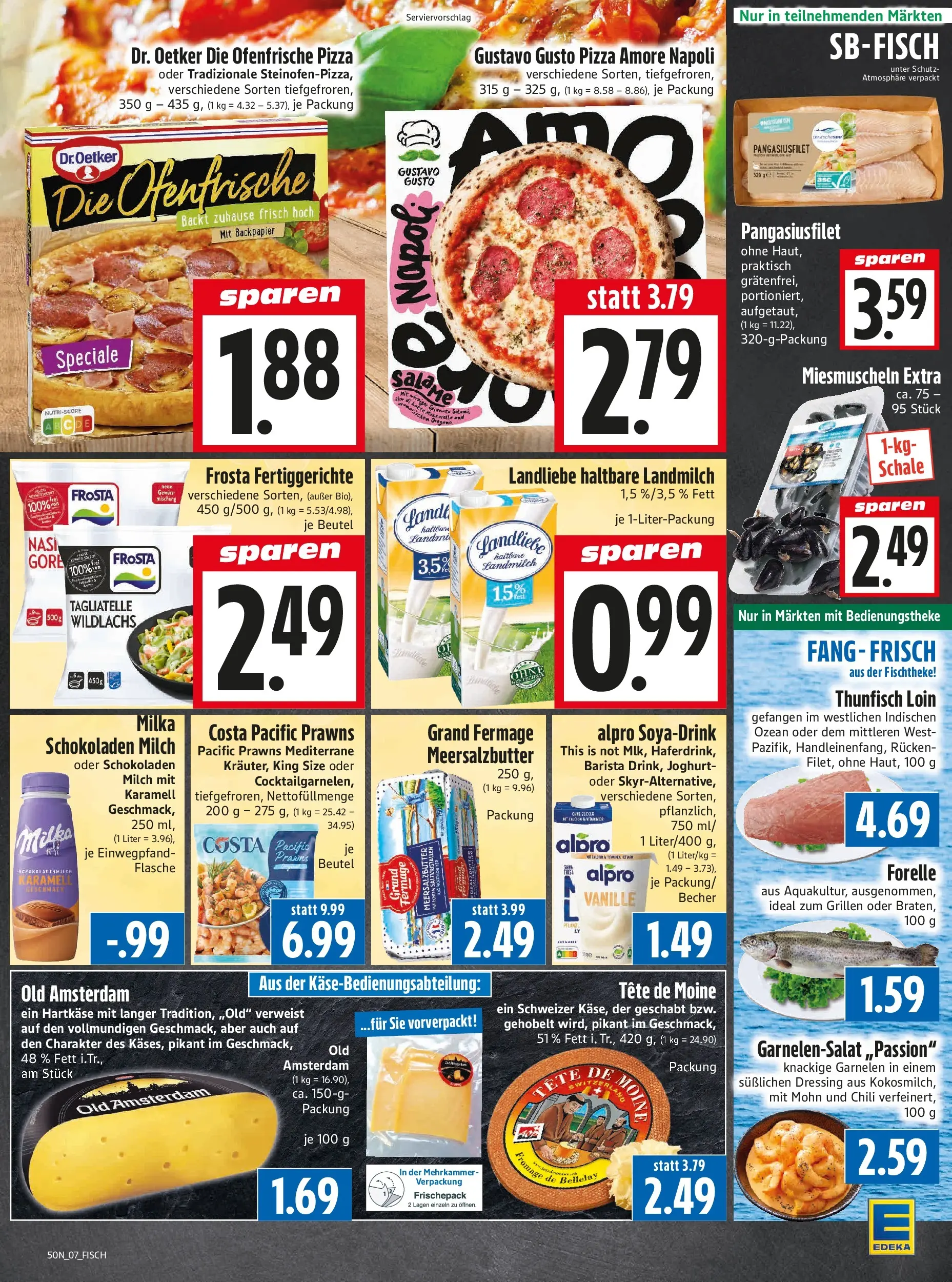 Entdecke - Edeka Hahner: Wochenangebote (ab 07.12.2025) zum Blättern | Seite: 9 | Produkte: Dressing, Garnelen, Frosta, Fertiggerichte