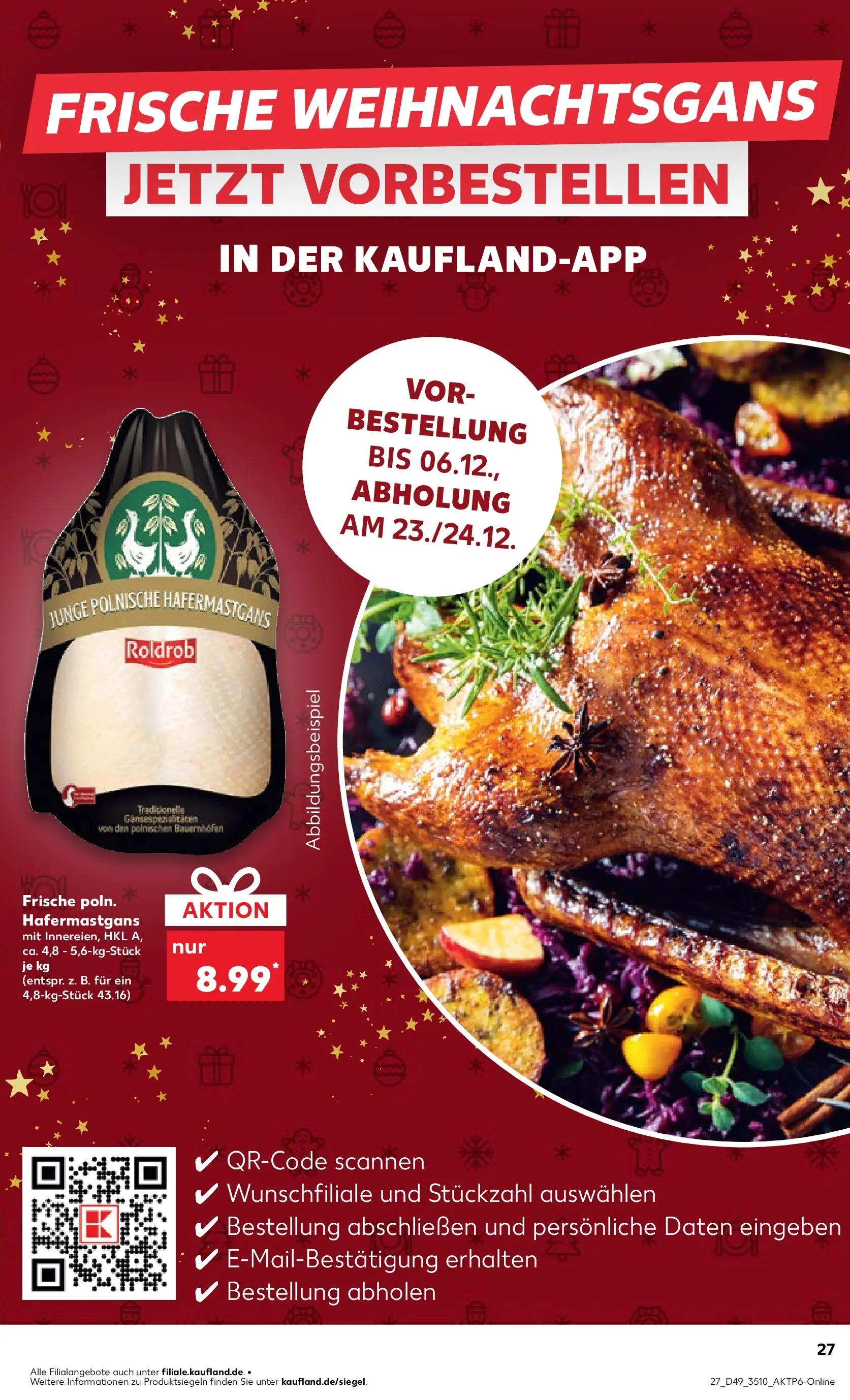 Prospekt Kaufland ab 08.12.2025 » Angebote und Werbung Online | Seite: 27 Prospekt Kaufland ab 08.12.2025 » Angebote Online zum Blättern | Seite: 27