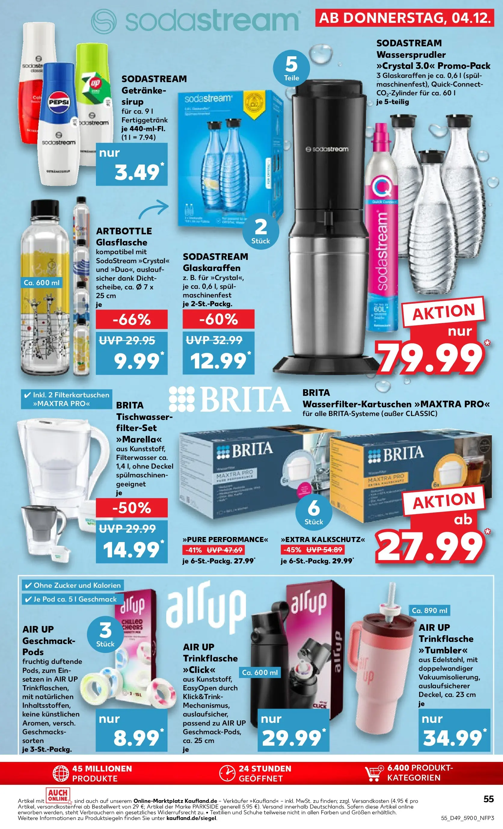 Prospekt Kaufland ab 07.12.2025 » Angebote und Werbung Online | Seite: 55 | Produkte: Sirup, Zucker, Pepsi, Sodastream Prospekt Kaufland ab 07.12.2025 » Angebote Online zum Blättern | Seite: 55 | Produkte: Sirup, Zucker, Pepsi, Sodastream