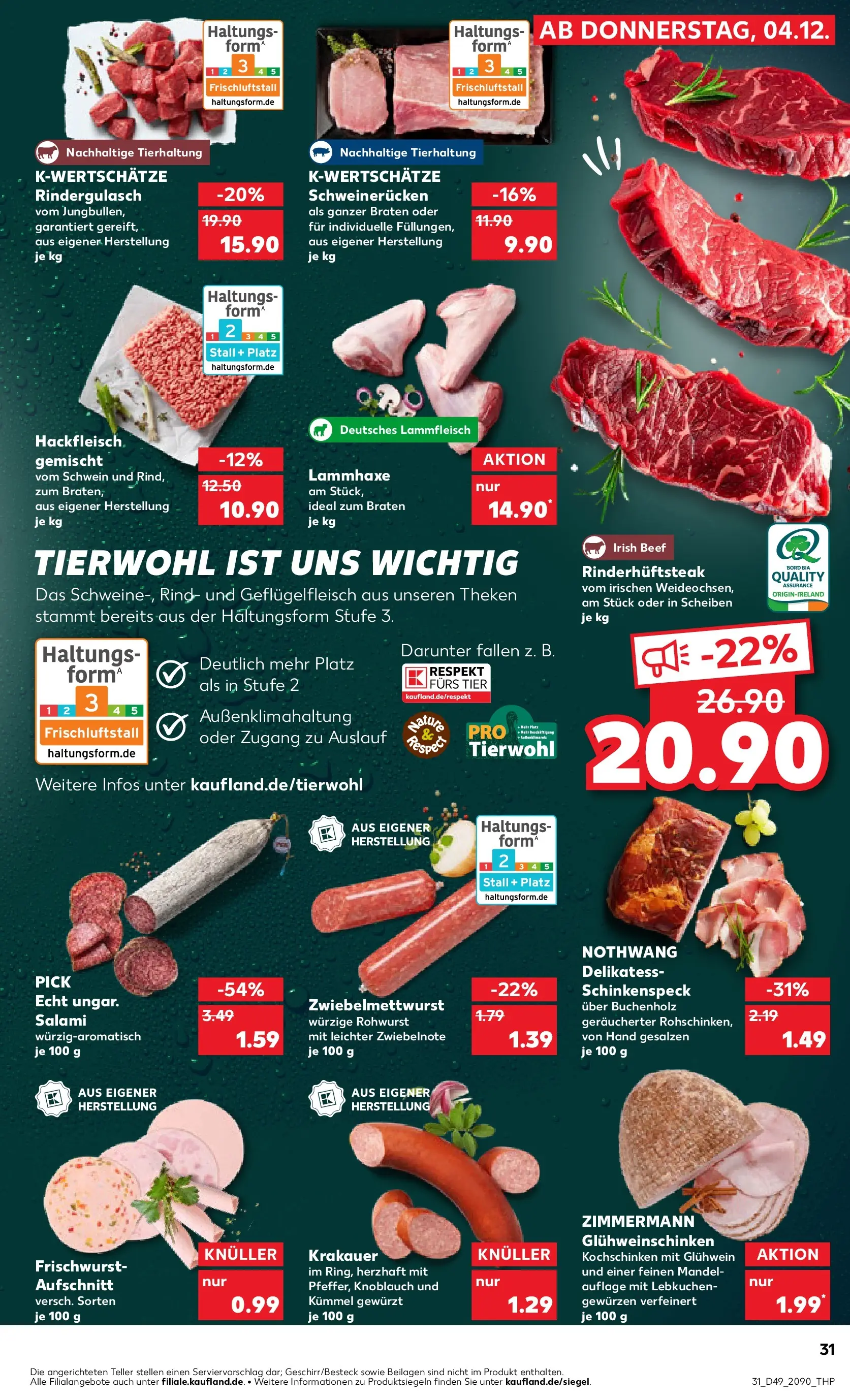 Prospekt Kaufland ab 08.12.2025 » Angebote und Werbung Online | Seite: 31 | Produkte: Knoblauch, Schweinerucken, Steak, Hackfleisch Prospekt Kaufland ab 08.12.2025 » Angebote Online zum Blättern | Seite: 31 | Produkte: Knoblauch, Schweinerucken, Steak, Hackfleisch