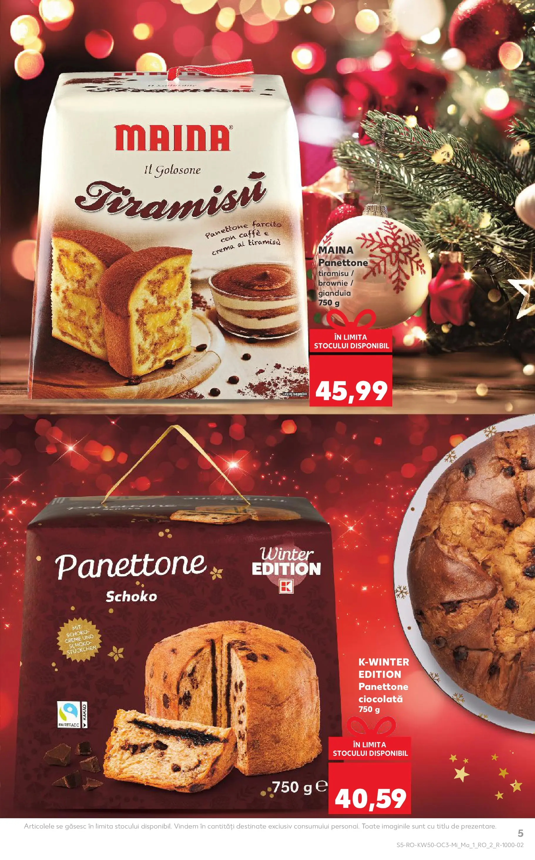 Catalog Kaufland - Comarnic 09.12.2025 - Revista si Oferta | Pagină: 5 | Produse: Cremă, Tiramisu, Ciocolată