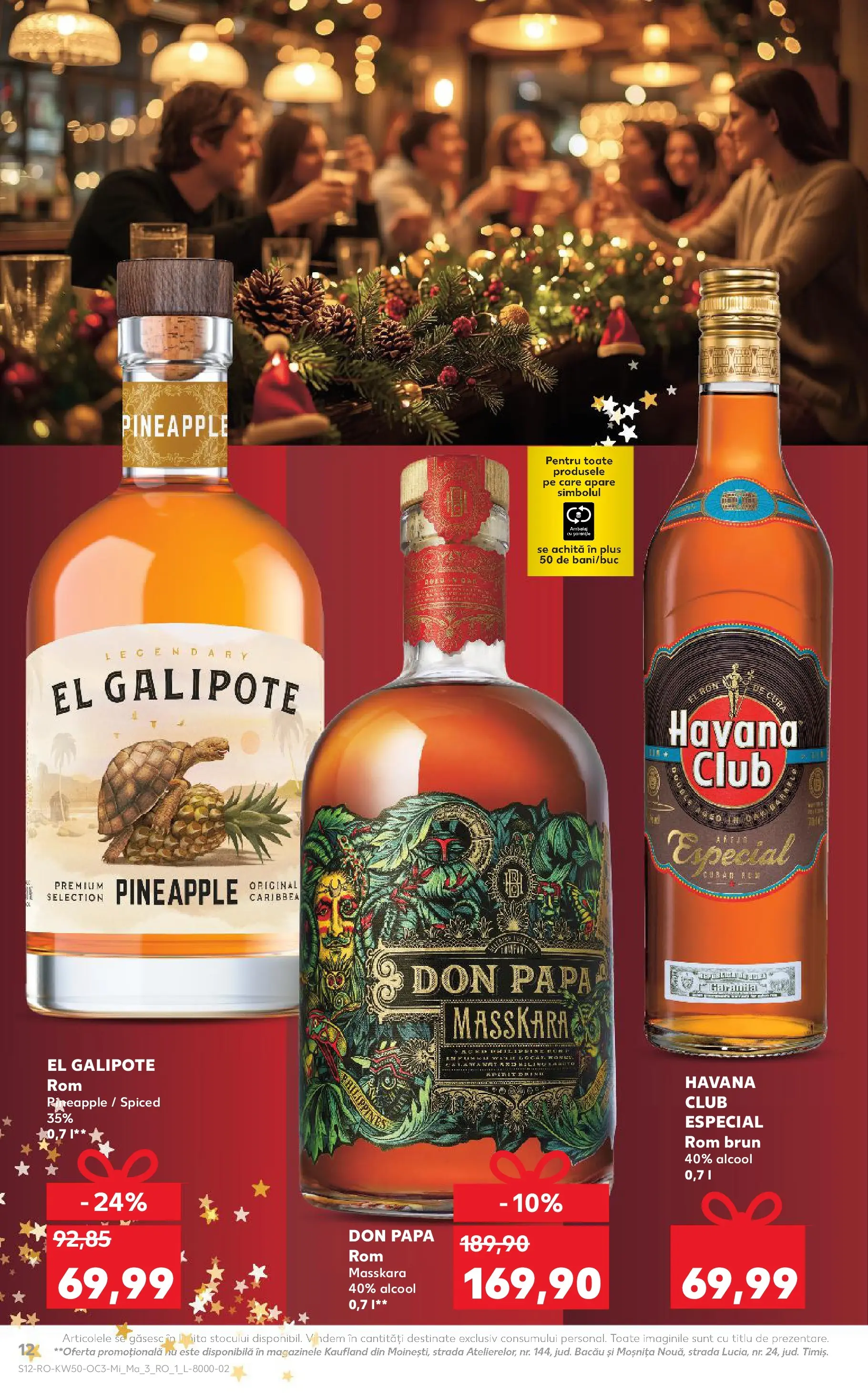 Catalog Kaufland - Fălticeni 10.12.2025 - Revista si Oferta | Pagină: 12 | Produse: Rom