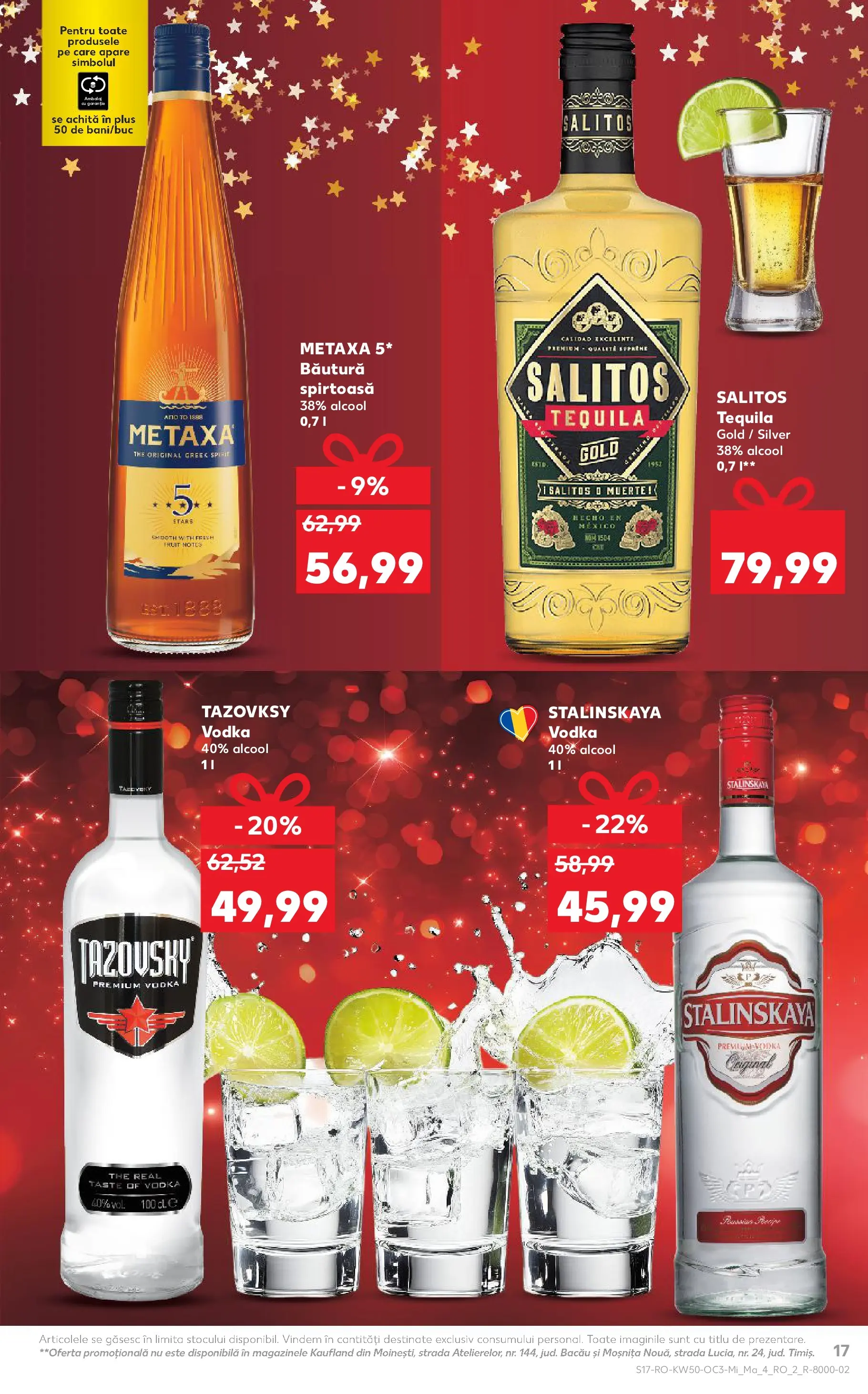 Catalog Kaufland - Fălticeni 10.12.2025 - Revista si Oferta | Pagină: 17 | Produse: Vodka