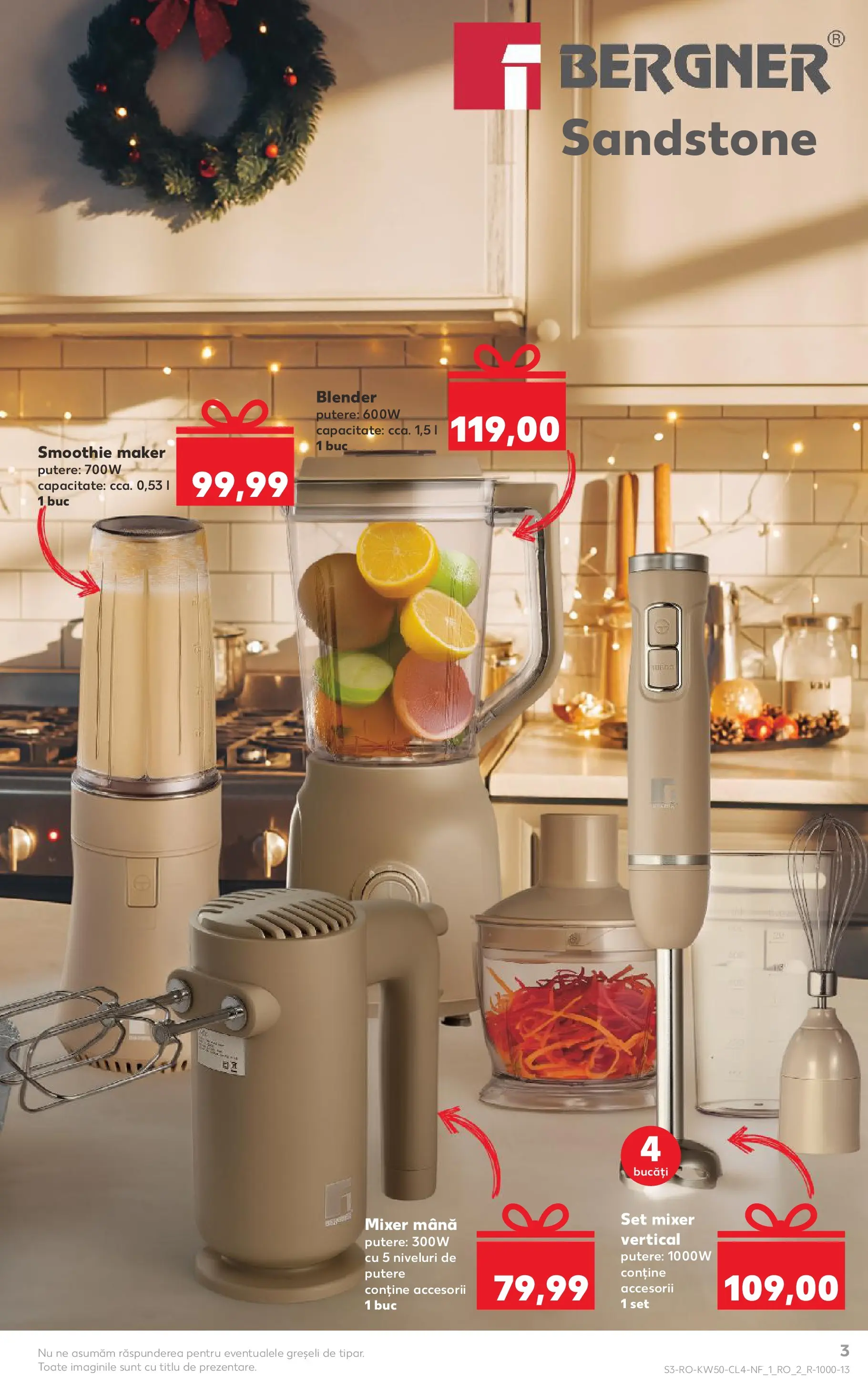 Catalog Kaufland - Miercurea Ciuc 10.12.2025 - Revista si Oferta | Pagină: 3 | Produse: Blender, Mixer, Smoothie