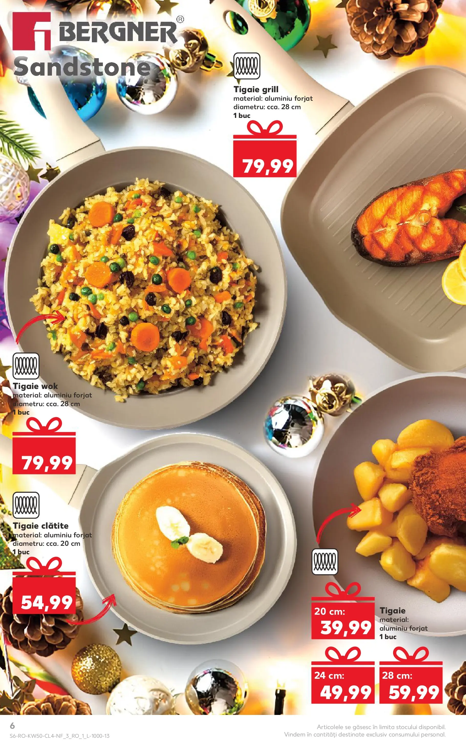 Catalog Kaufland - Miercurea Ciuc 10.12.2025 - Revista si Oferta | Pagină: 6 | Produse: Tigaie, Grill, Clătite