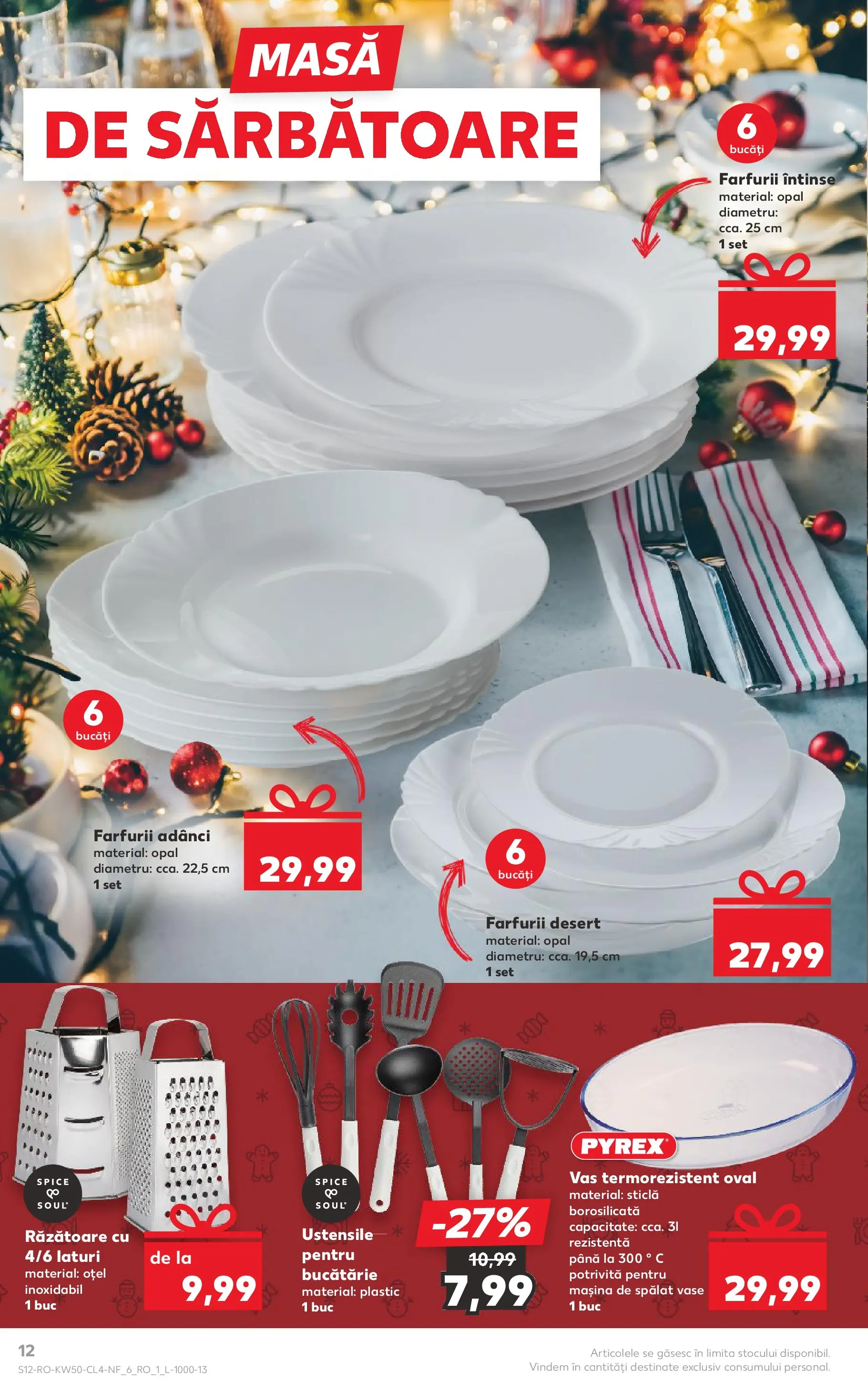 Catalog Kaufland - Miercurea Ciuc 10.12.2025 - Revista si Oferta | Pagină: 12 | Produse: Mașină De Spălat, Mașină De Spălat Vase, Masă, Bucătărie