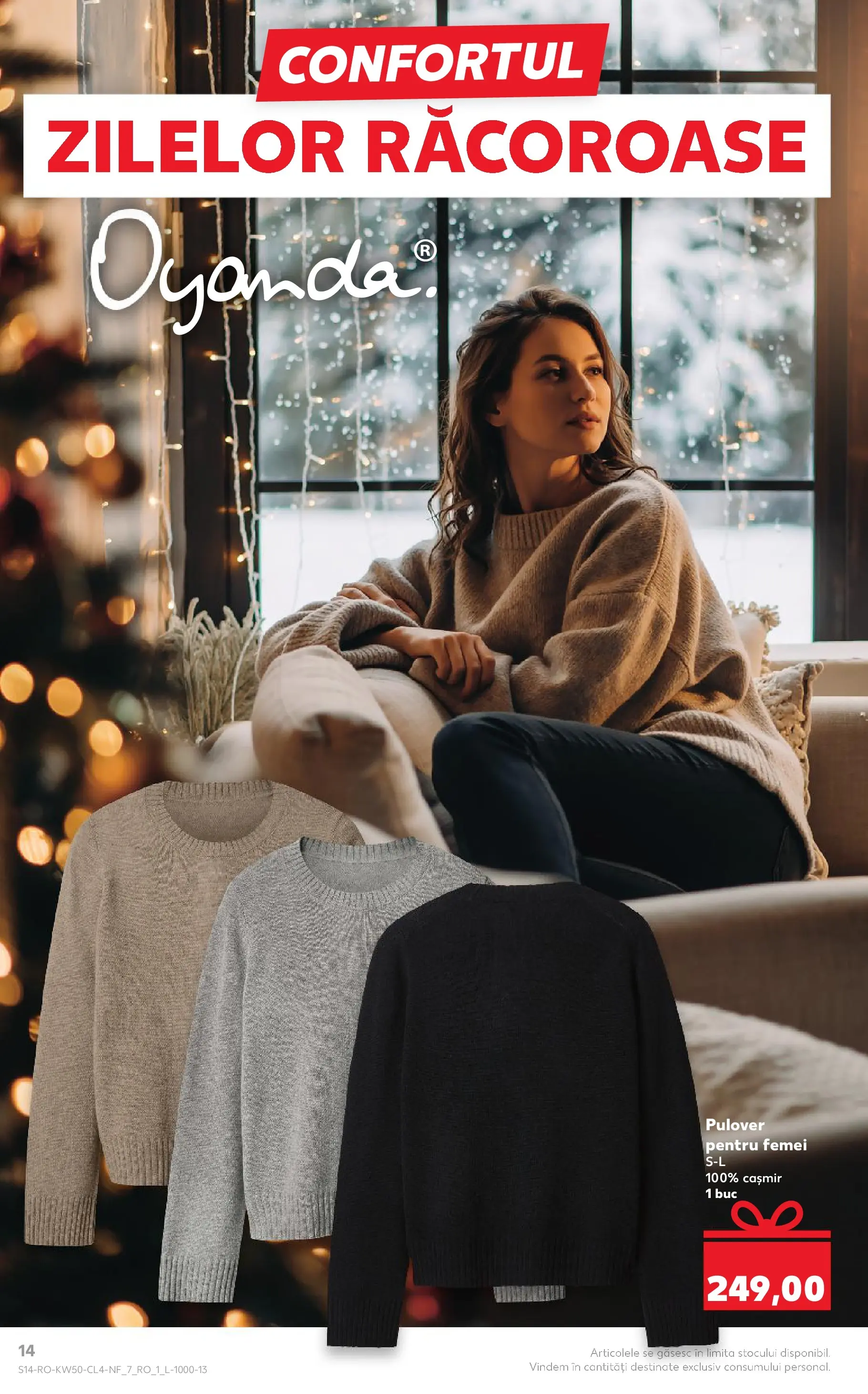 Catalog Kaufland - Miercurea Ciuc 10.12.2025 - Revista si Oferta | Pagină: 14 | Produse: Pulover