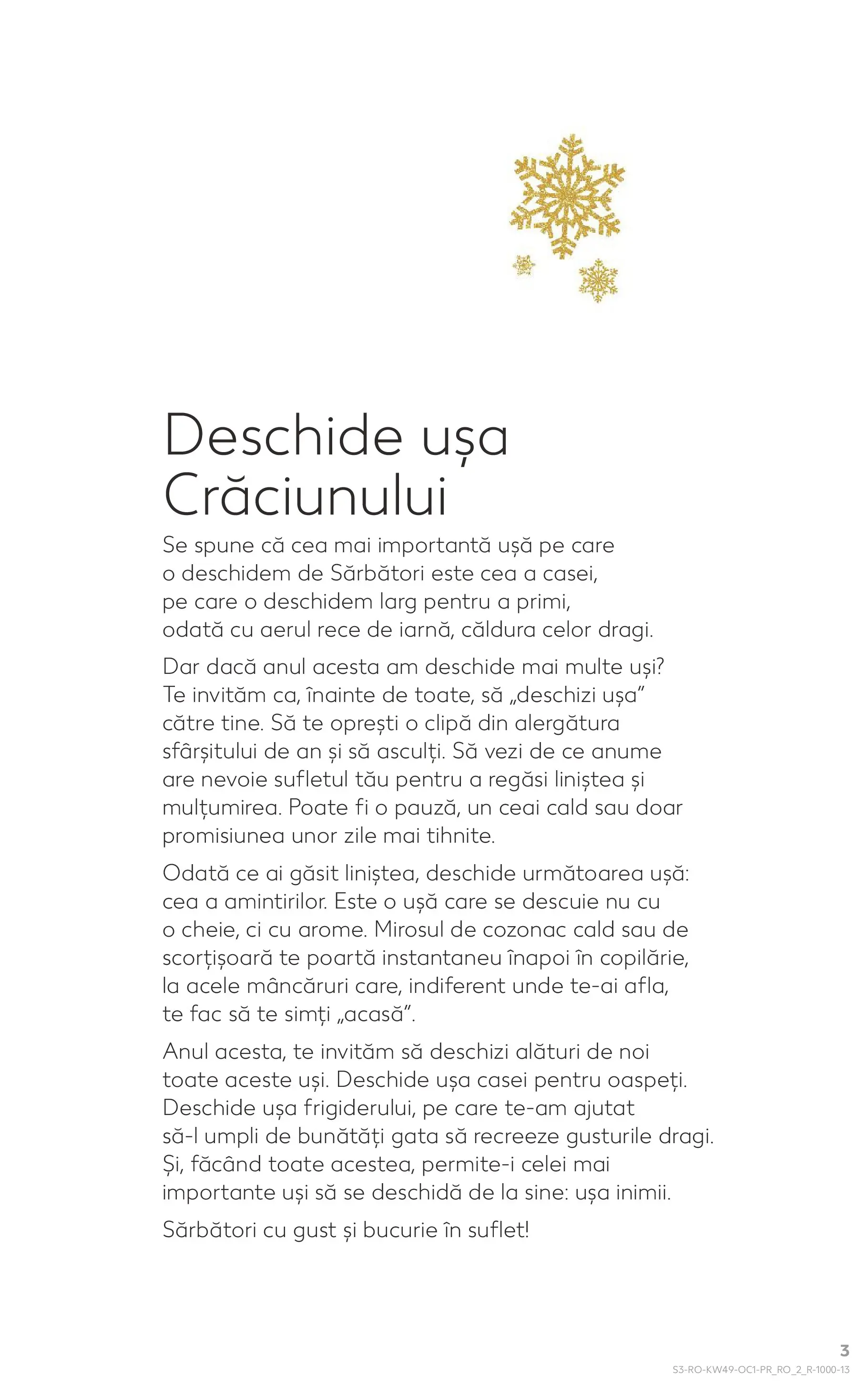 Catalog Kaufland - Crăciun 03.12.2025 - Revista si Oferta | Pagină: 3 | Produse: Șal, Ceai, Ușă