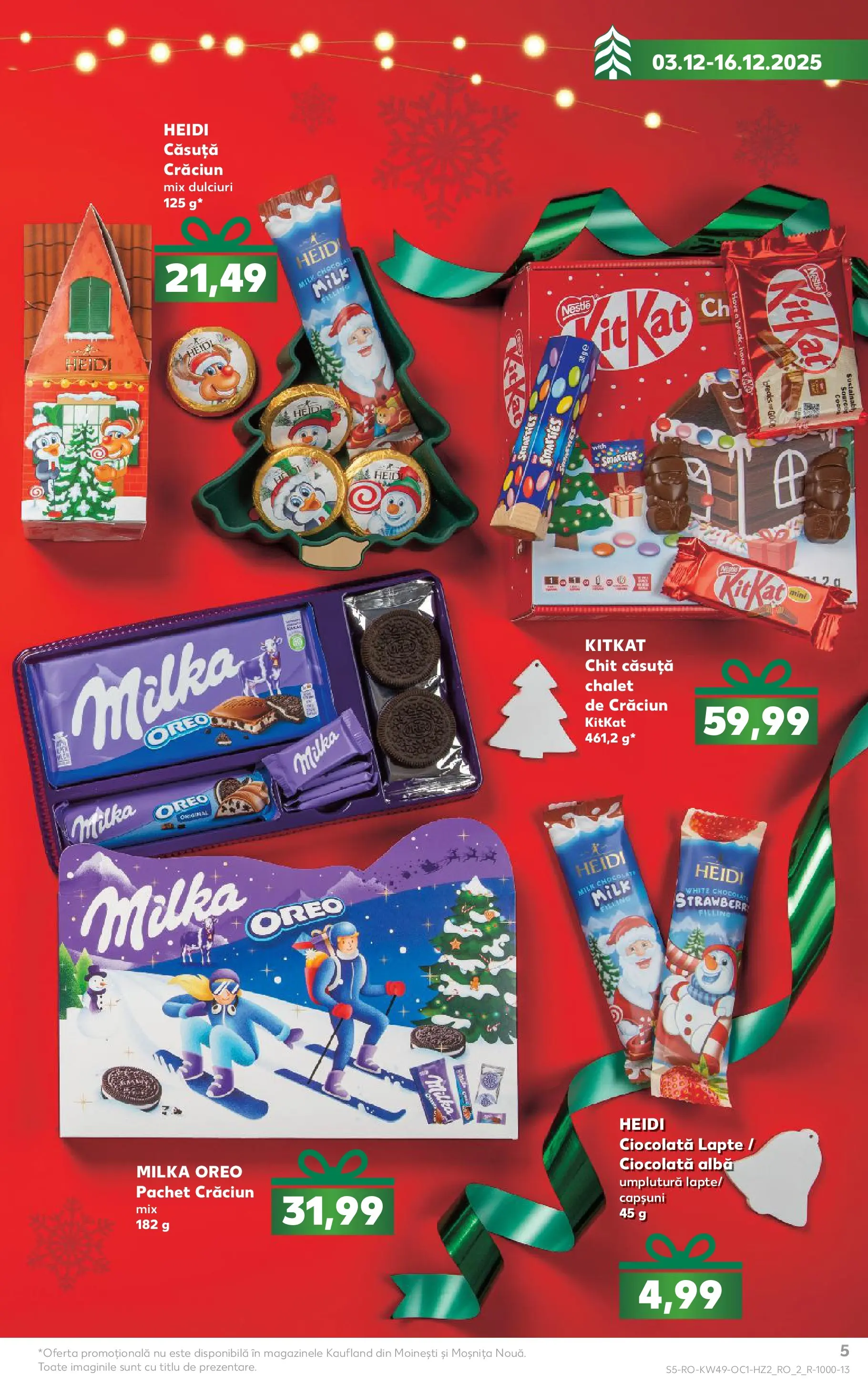 Catalog Kaufland - Crăciun 03.12.2025 - Revista si Oferta | Pagină: 5 | Produse: Lapte, Ciocolată, Căpșuni