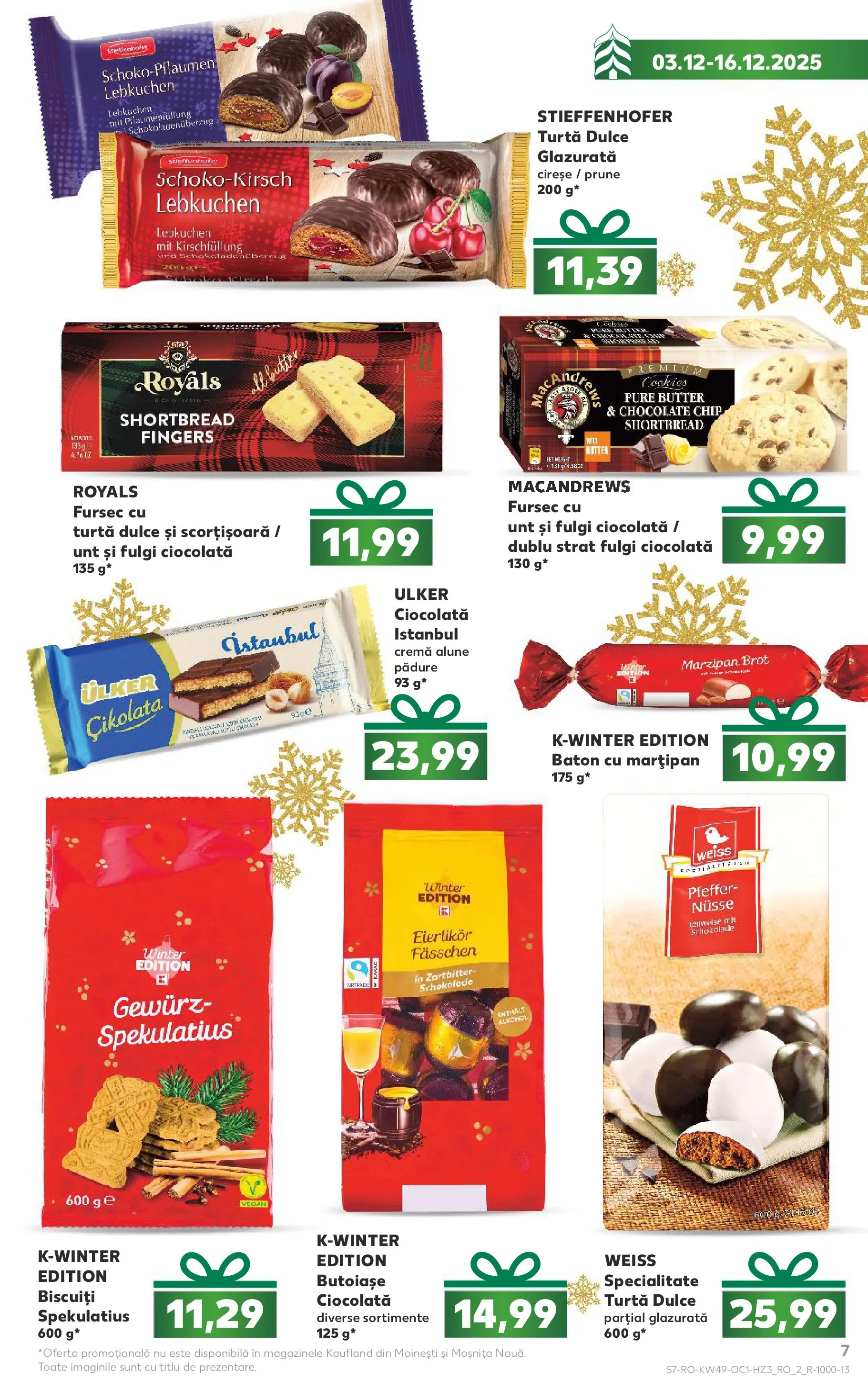 Catalog Kaufland - Crăciun 03.12.2025 - Revista si Oferta | Pagină: 7 | Produse: Alune, Ciocolată, Prune, Turtă dulce
