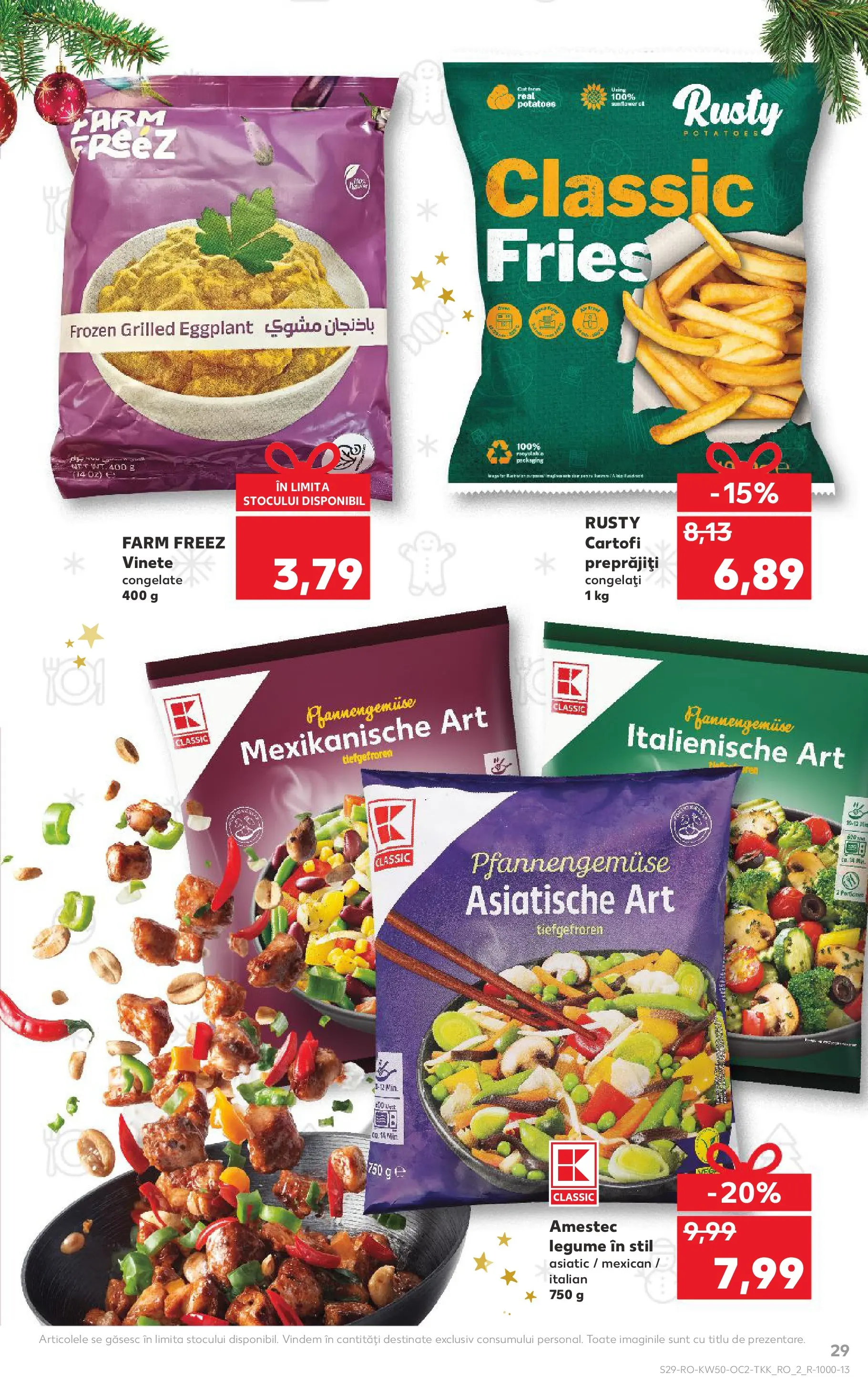Catalog Kaufland - Arad 10.12.2025 - Revista si Oferta | Pagină: 29 | Produse: Cartofi, Legume