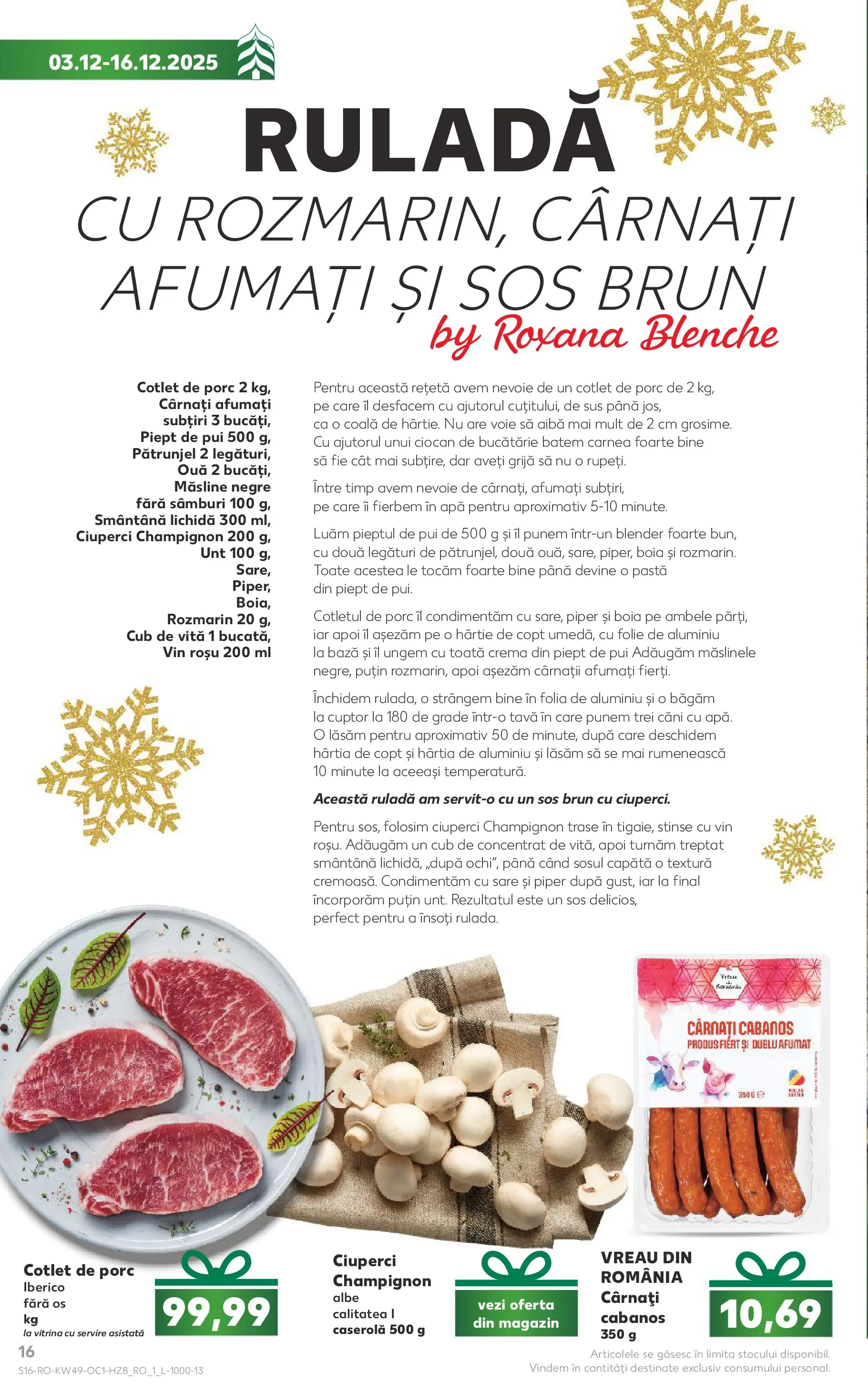 Catalog Kaufland - Crăciun 03.12.2025 - Revista si Oferta | Pagină: 16 | Produse: Blender, Smântână, Sos, Piper