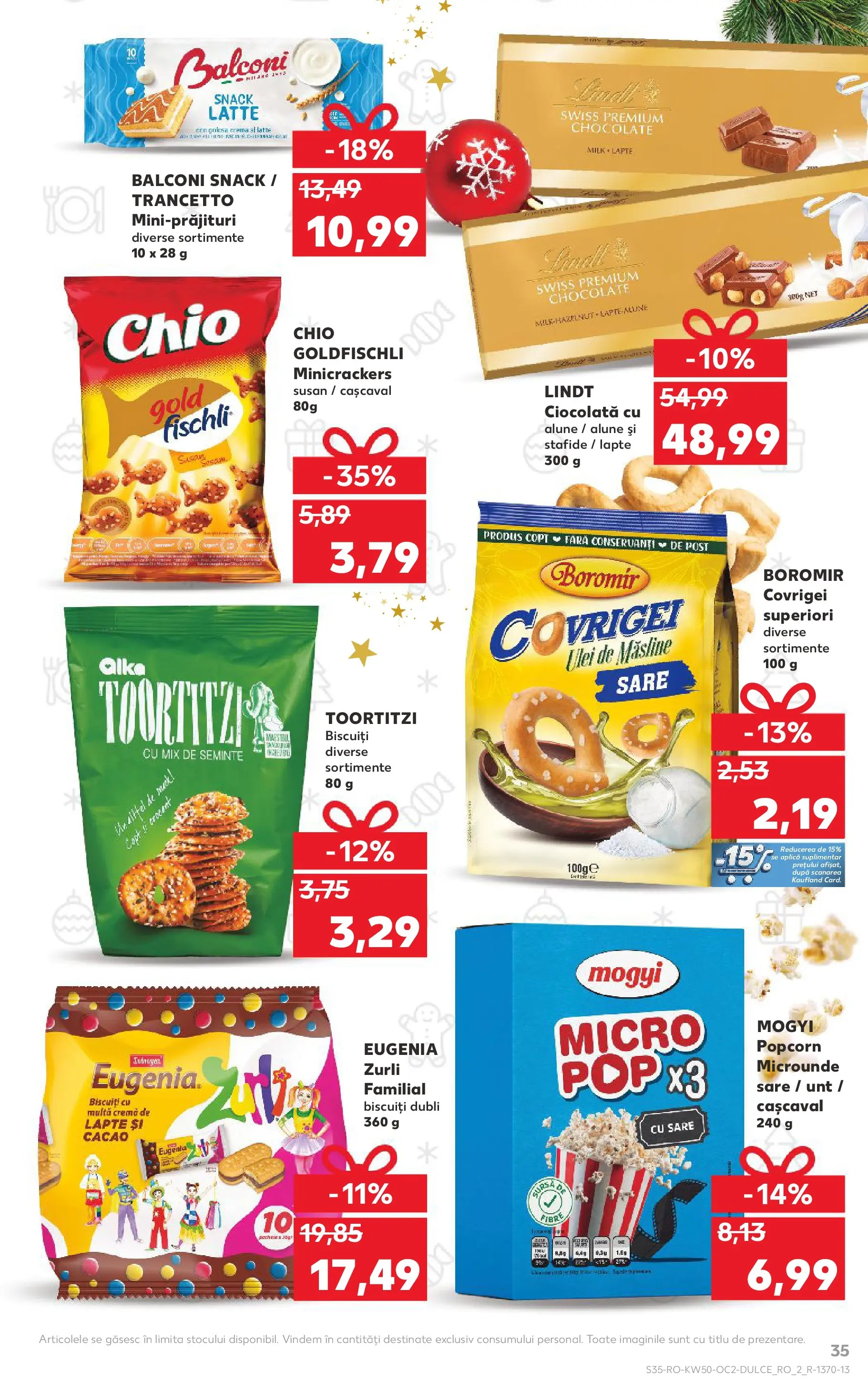 Catalog Kaufland - Tulcea 10.12.2025 - Revista si Oferta | Pagină: 35 | Produse: Măsline, Semințe, Ulei, Ciocolată