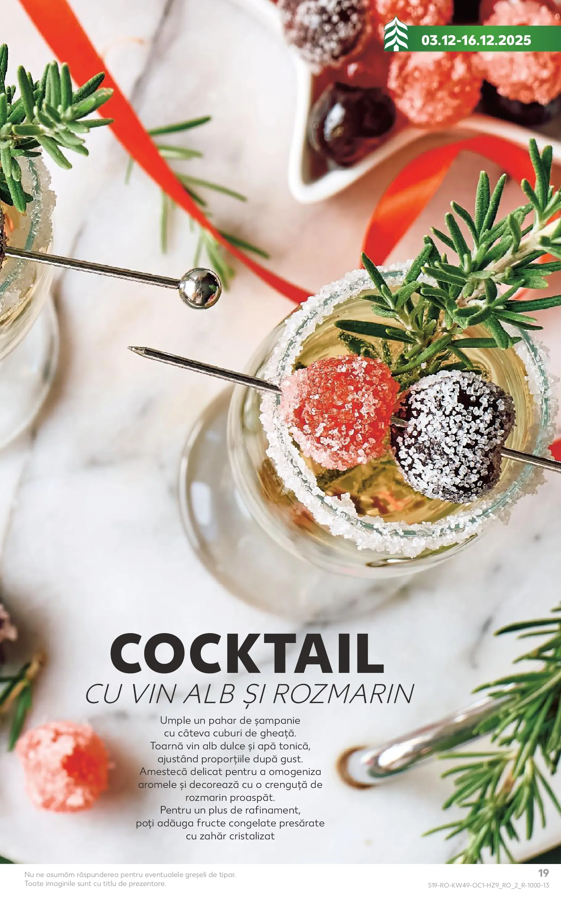 Catalog Kaufland - Crăciun 03.12.2025 - Revista si Oferta | Pagină: 19 | Produse: Vin, Cocktail, Fructe, Zahăr