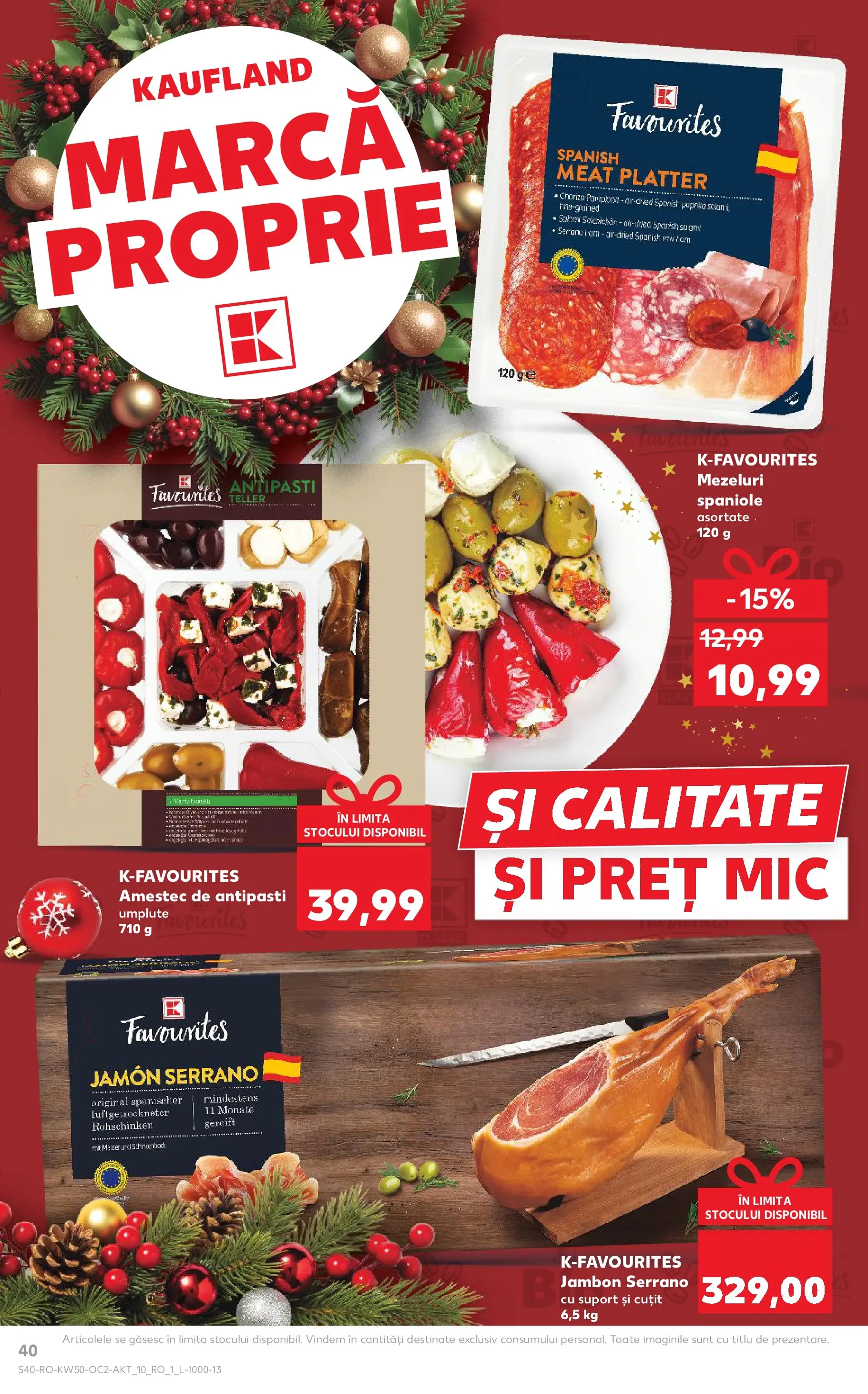 Catalog Kaufland - Arad 10.12.2025 - Revista si Oferta | Pagină: 40 | Produse: Cuțit