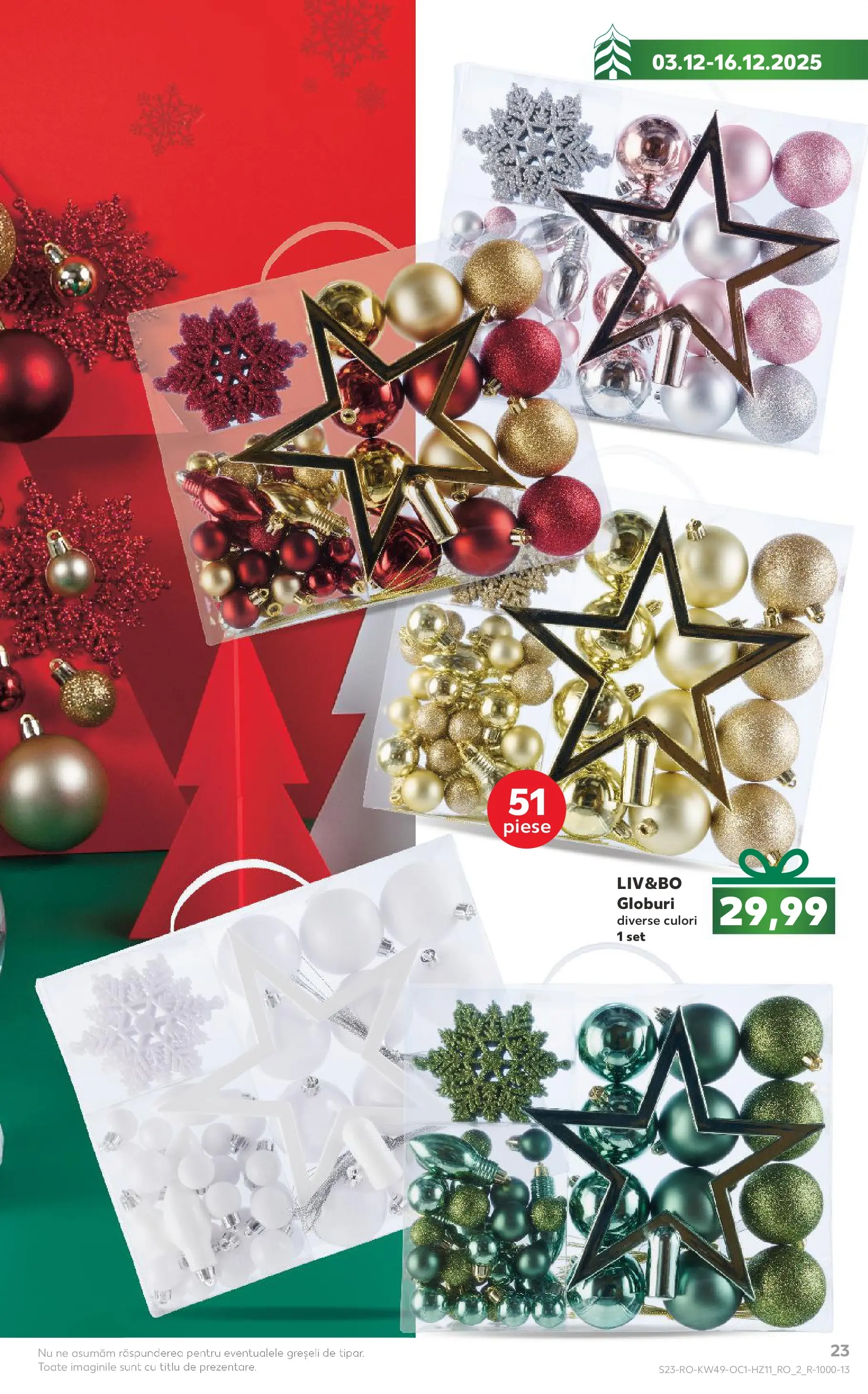 Catalog Kaufland - Crăciun 03.12.2025 - Revista si Oferta | Pagină: 23