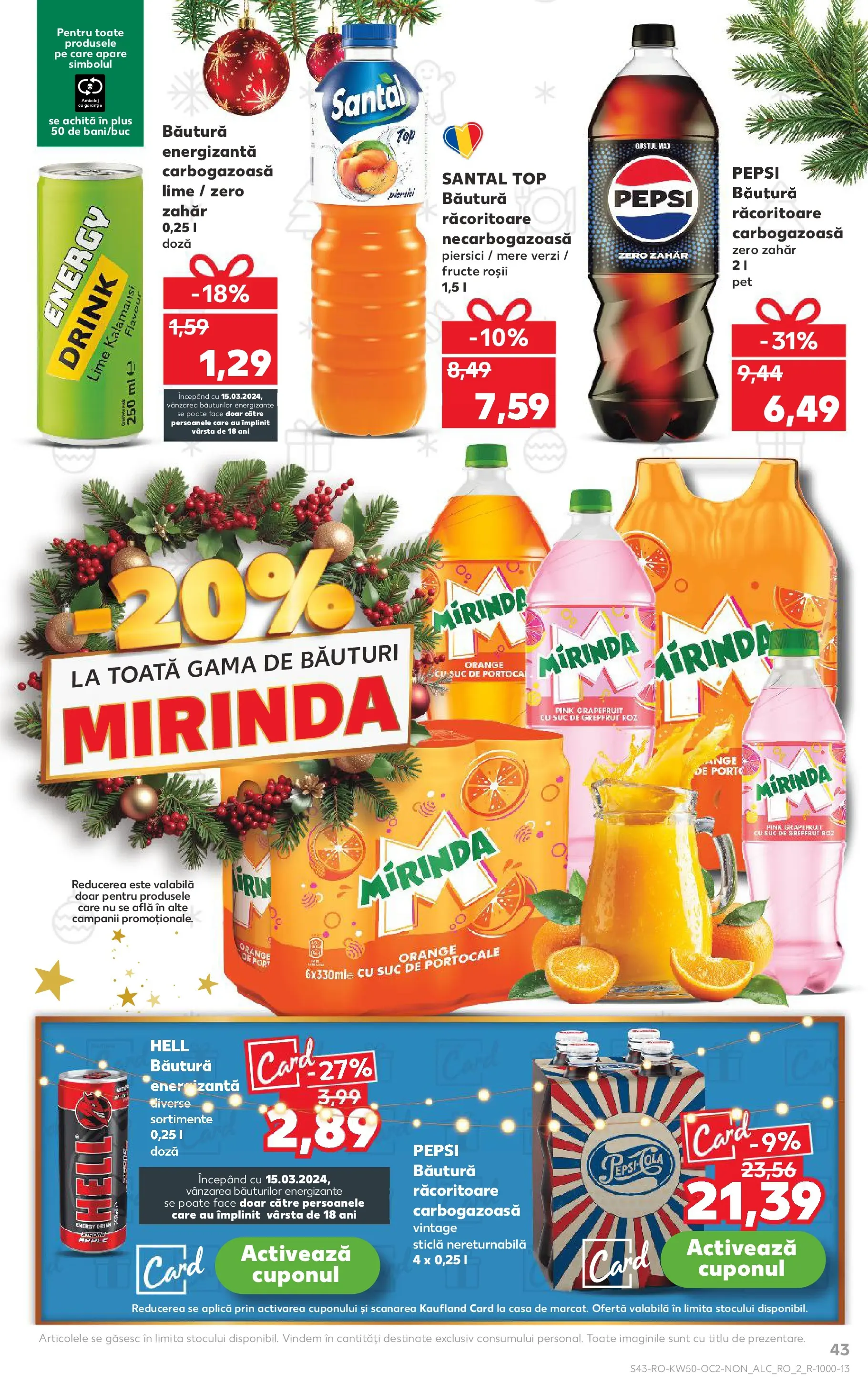 Catalog Kaufland - Arad 10.12.2025 - Revista si Oferta | Pagină: 43 | Produse: Top, Mere, Portocale, Zahăr