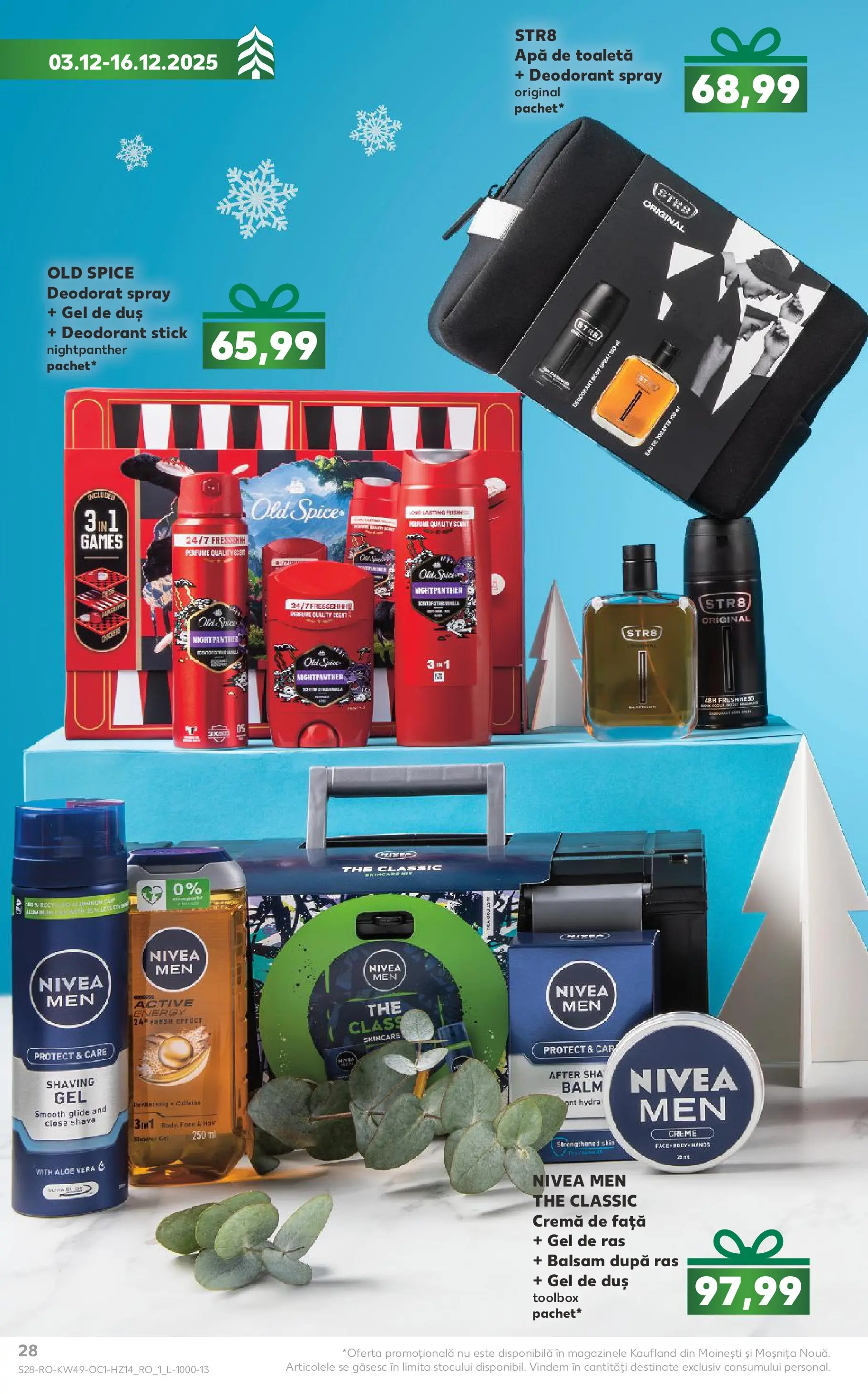 Catalog Kaufland - Crăciun 03.12.2025 - Revista si Oferta | Pagină: 28 | Produse: Body, Duș, Apă de toaletă, Balsam