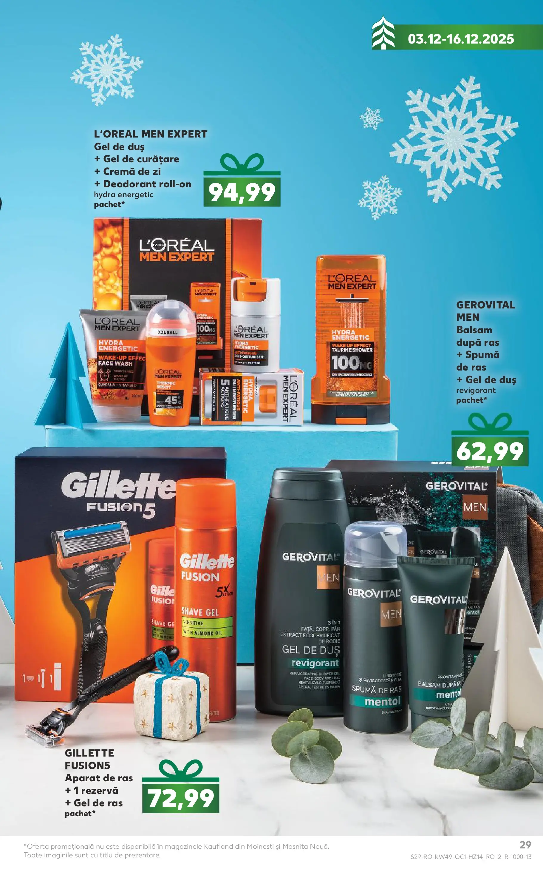 Catalog Kaufland - Crăciun 03.12.2025 - Revista si Oferta | Pagină: 29 | Produse: Gel de ras, Gel de curățare, Body, Gel de duș