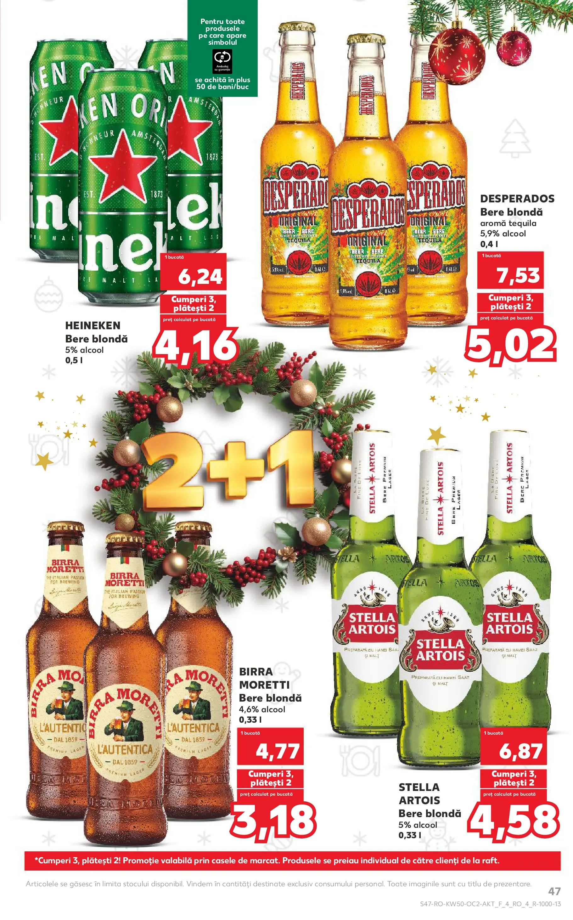 Catalog Kaufland - Arad 10.12.2025 - Revista si Oferta | Pagină: 47 | Produse: Eğitim çantaları, Bere