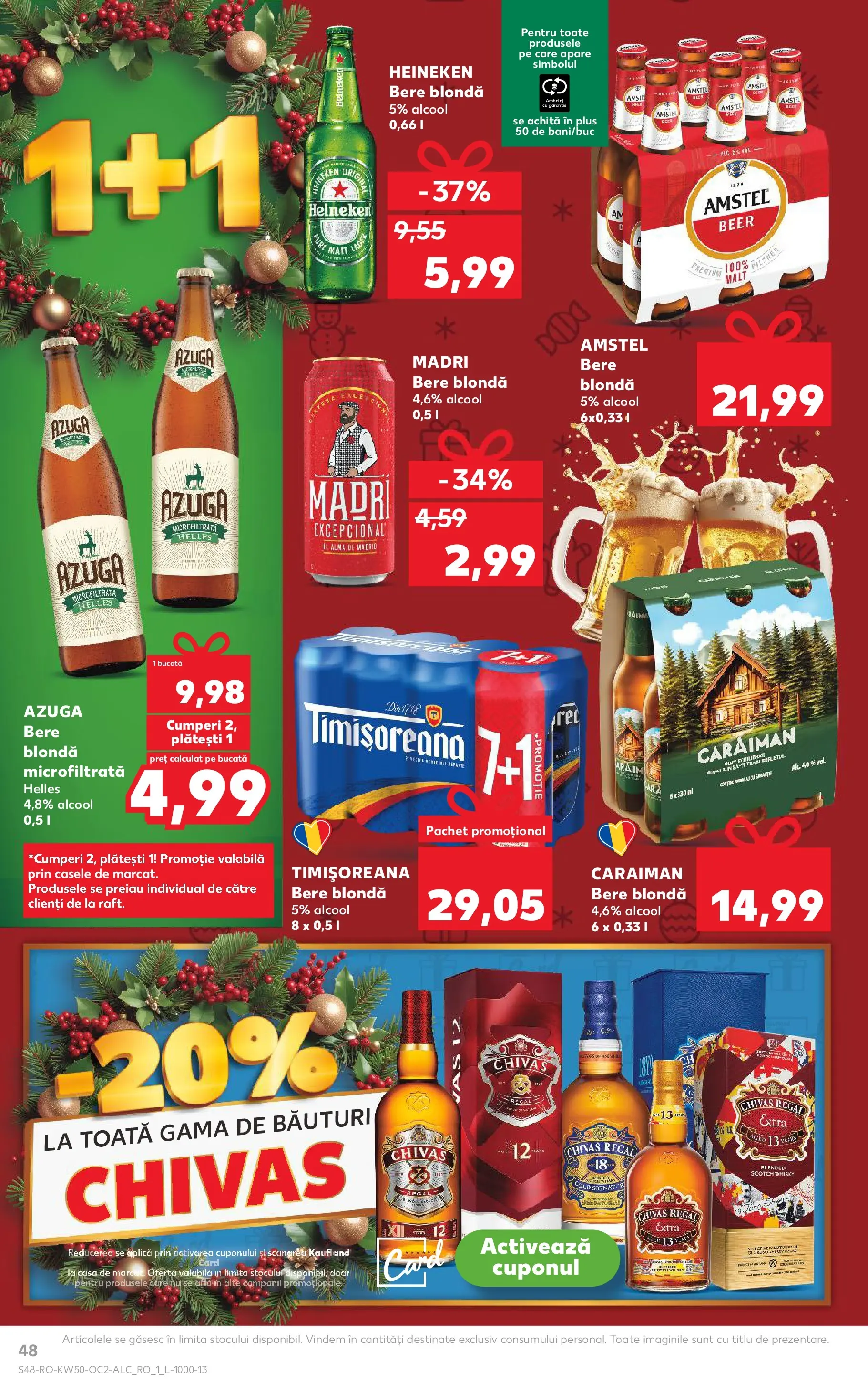 Catalog Kaufland - Arad 10.12.2025 - Revista si Oferta | Pagină: 48 | Produse: Bere