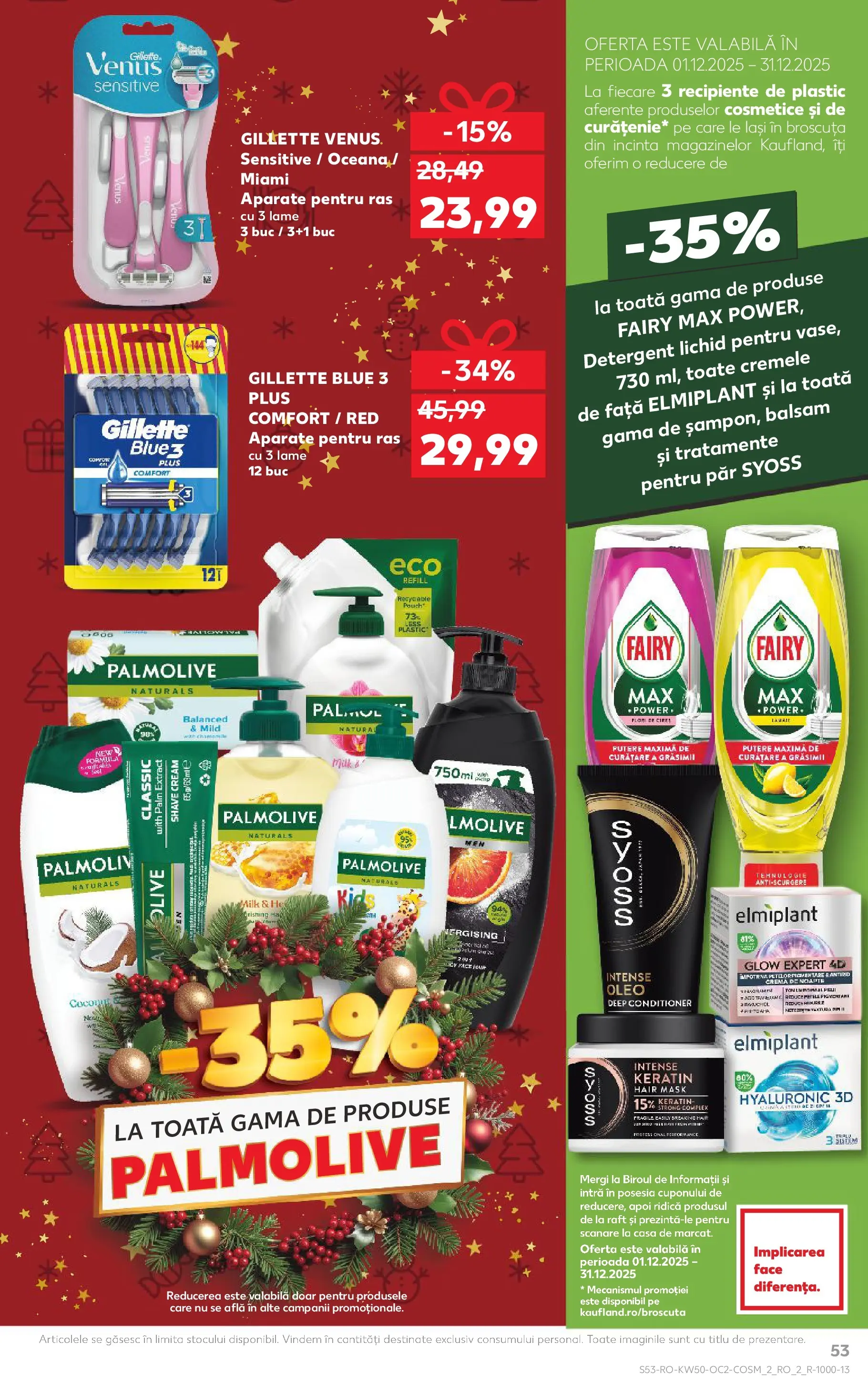 Catalog Kaufland - Arad 10.12.2025 - Revista si Oferta | Pagină: 53 | Produse: Raft, Recipiente, Cremă, Detergent
