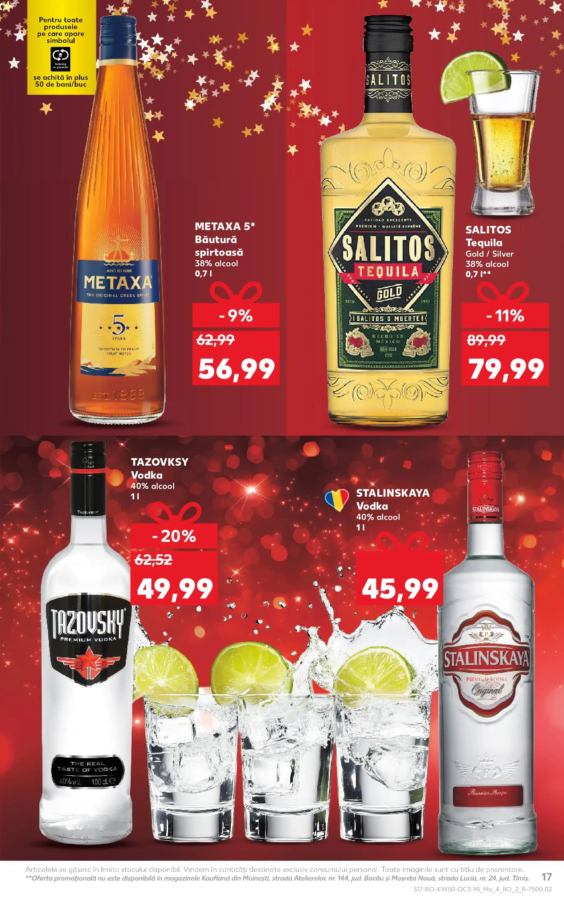 Catalog Kaufland - Viseu de Sus 10.12.2025 - Revista si Oferta | Pagină: 17 | Produse: Vodka