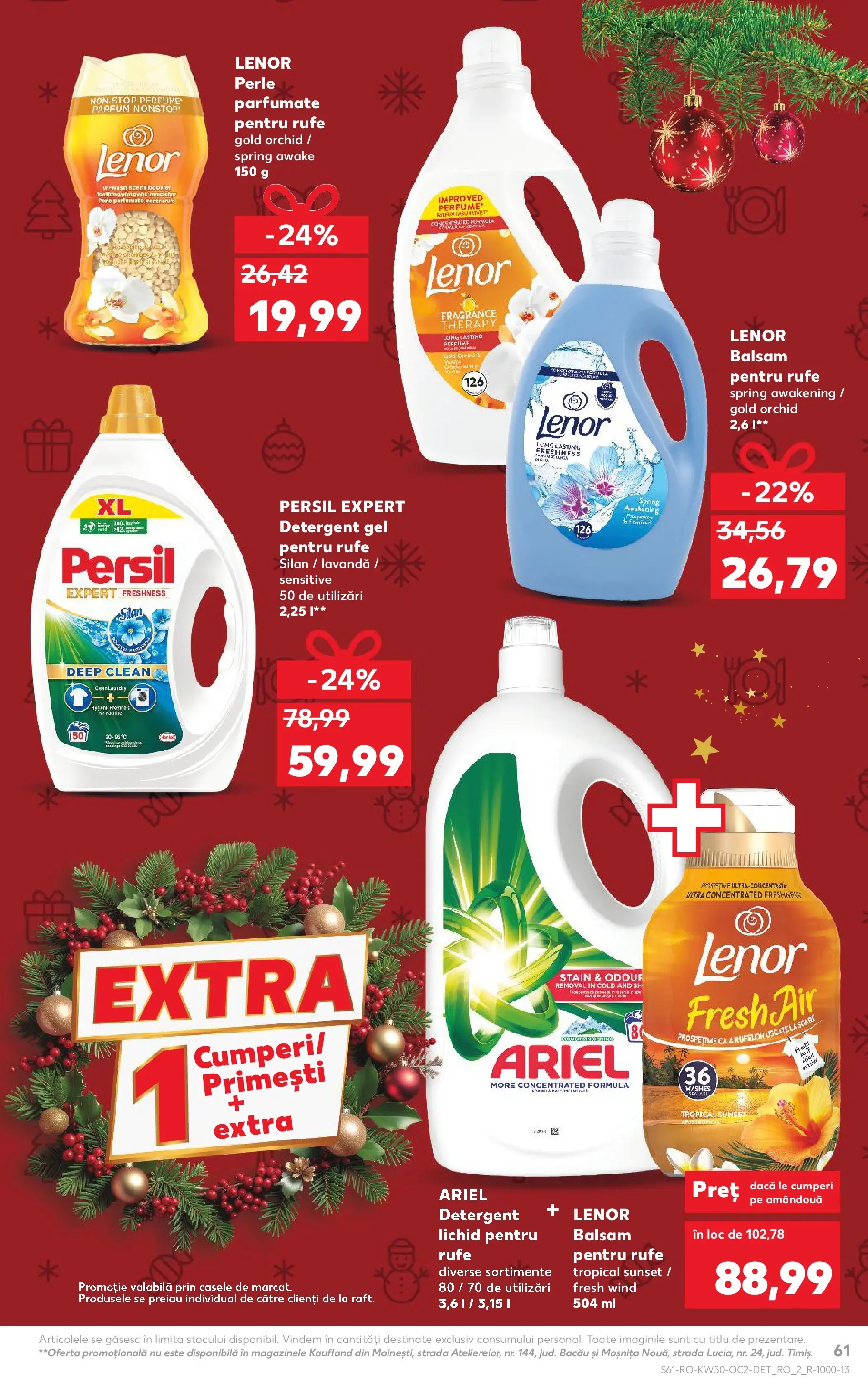 Catalog Kaufland - Arad 10.12.2025 - Revista si Oferta | Pagină: 61 | Produse: Akrilik boya, Parfum, Balsam, Detergent