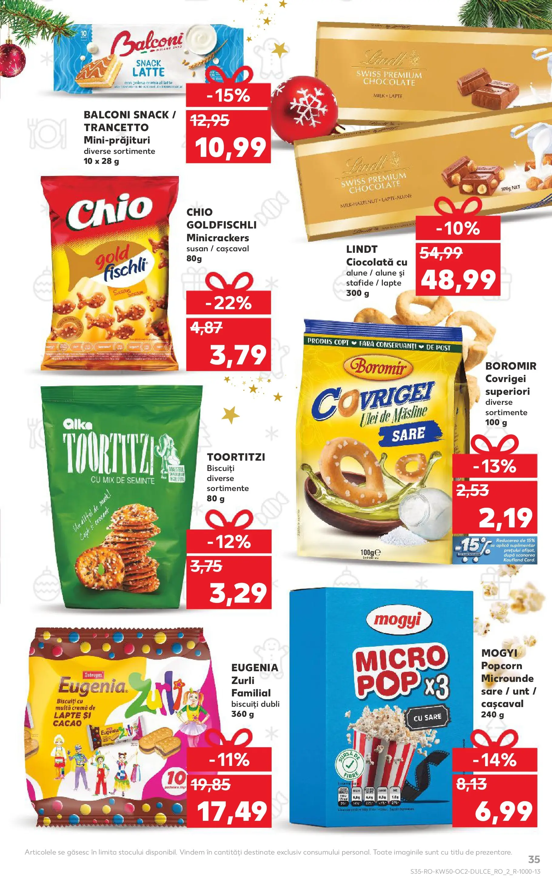 Catalog Kaufland - Arad 10.12.2025 - Revista si Oferta | Pagină: 35 | Produse: Covrigei, Cremă, Ulei, Cacao