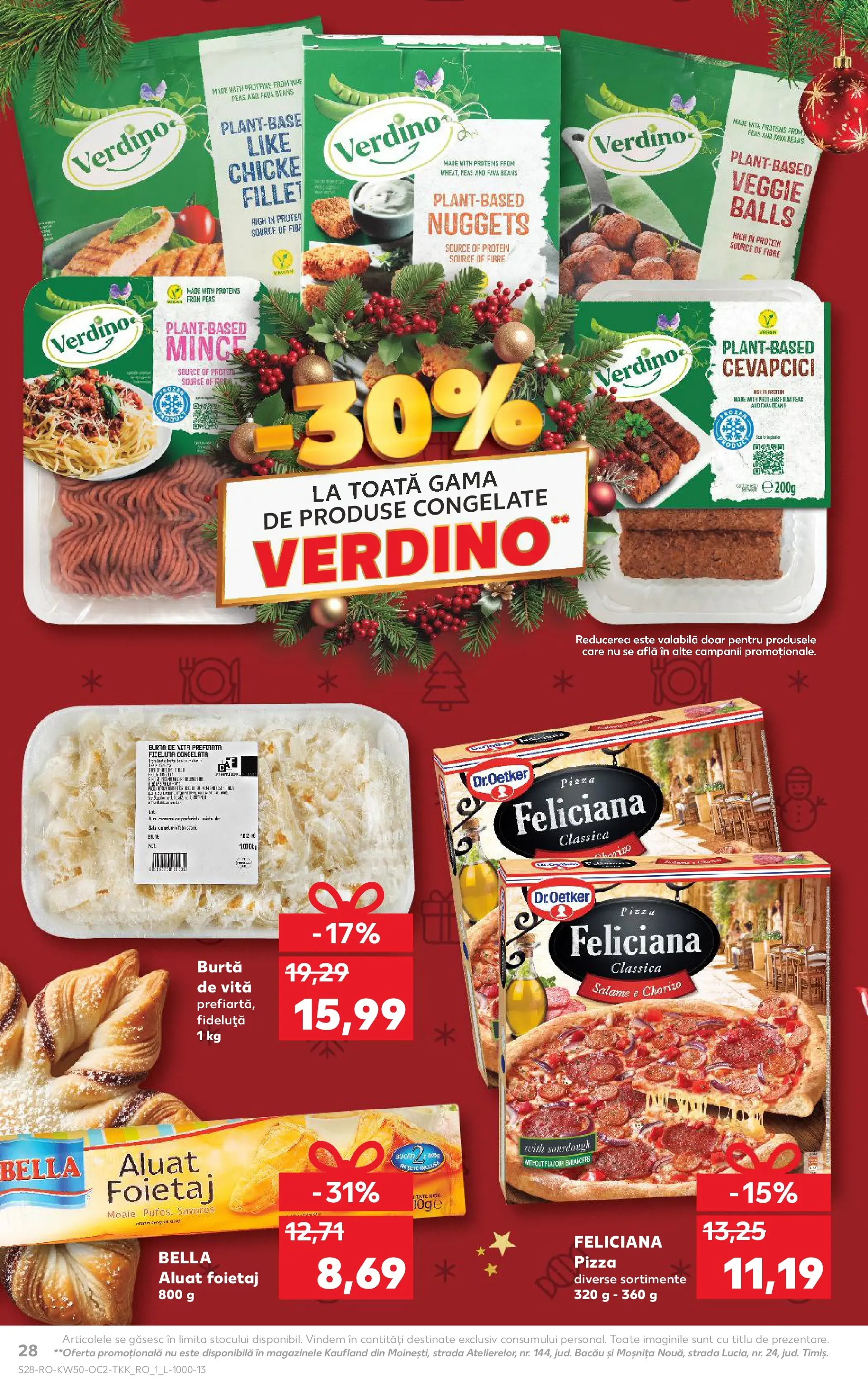 Catalog Kaufland - Baia Mare 10.12.2025 - Revista si Oferta | Pagină: 28 | Produse: Foietaj, Aluat, Pizza