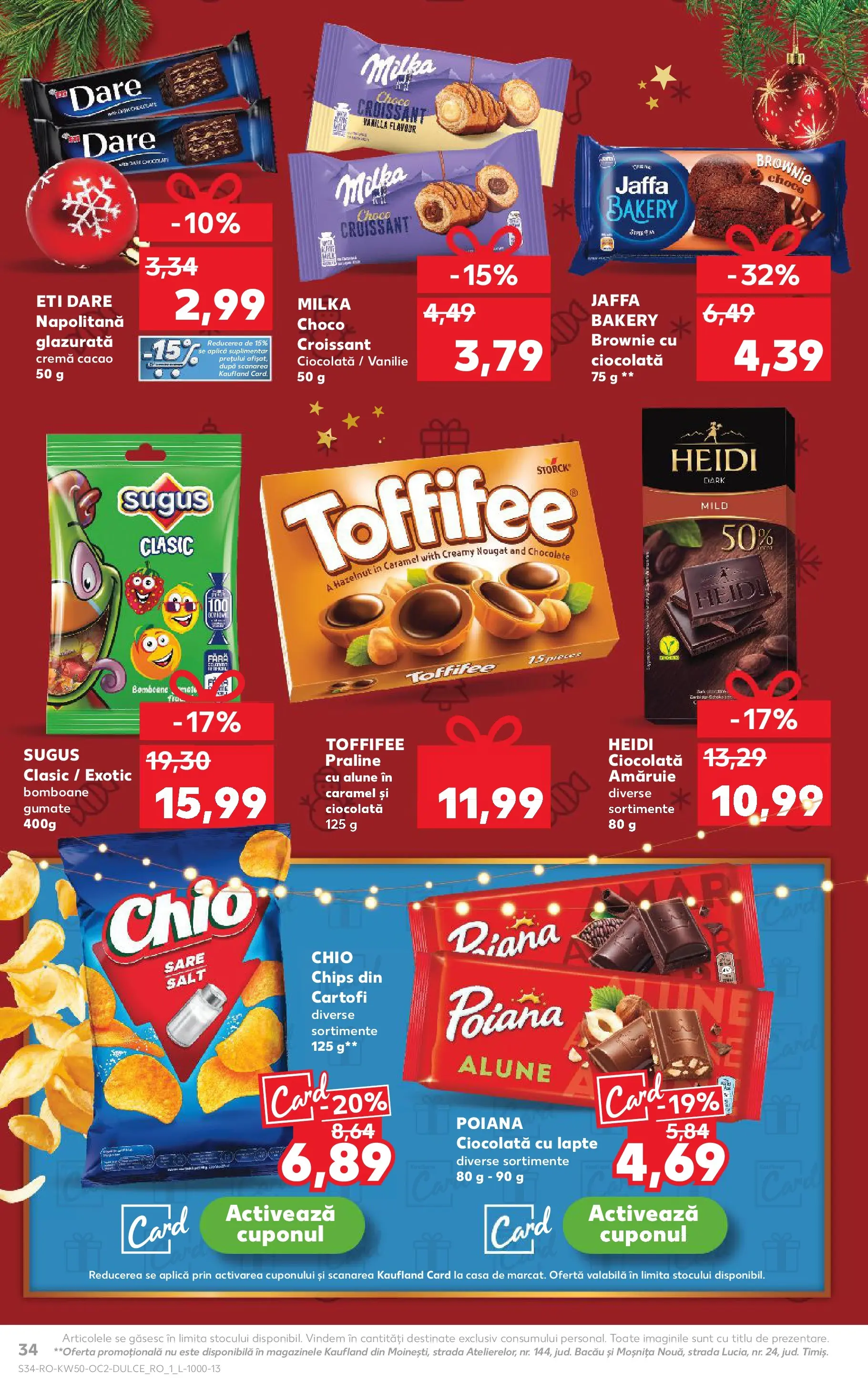 Catalog Kaufland - Baia Mare 10.12.2025 - Revista si Oferta | Pagină: 34 | Produse: Praline, Lapte, Ciocolată, Sare