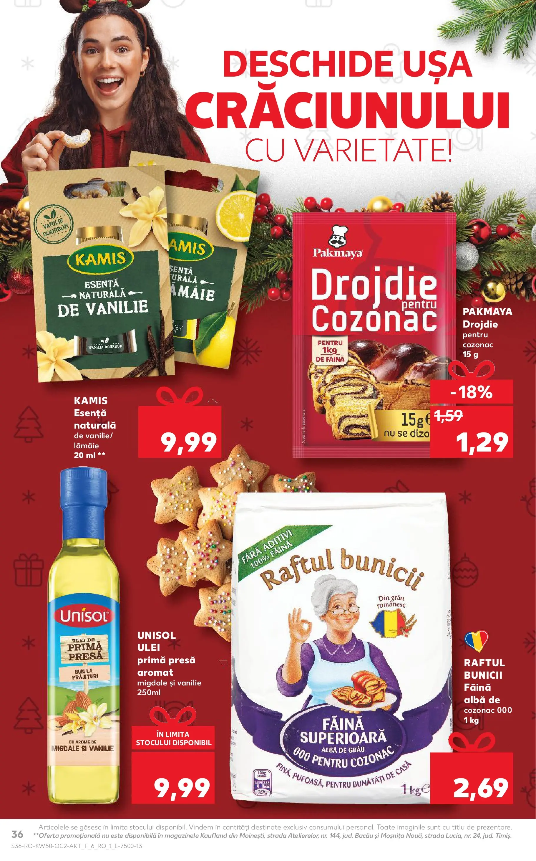 Catalog Kaufland - Viseu de Sus 10.12.2025 || Revista si Oferte | Pagină: 36 | Produse: Presă, Făină, Ușă, Lămâie Catalog Kaufland - Viseu de Sus 10.12.2025 - Revista si Oferta | Pagină: 36 | Produse: Presă, Făină, Ușă, Lămâie