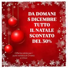 Offerte valide per i punti vendita di Orvieto e Chiusi