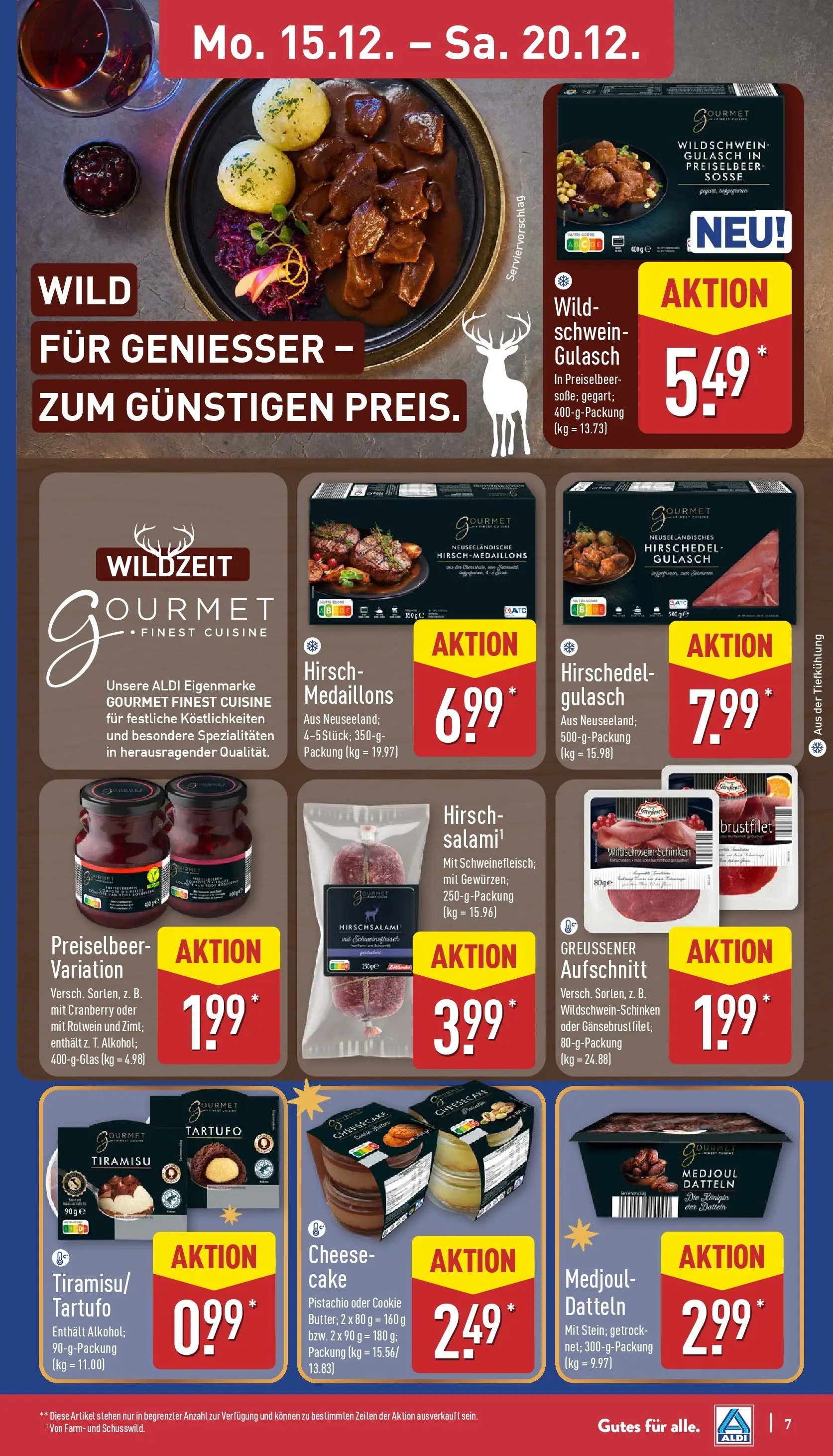 Aldi - ALDI Nord: Wochenangebote (ab 14.12.2025) » Angebote Online | Seite: 10 | Produkte: Rotwein, Soße, Gulasch