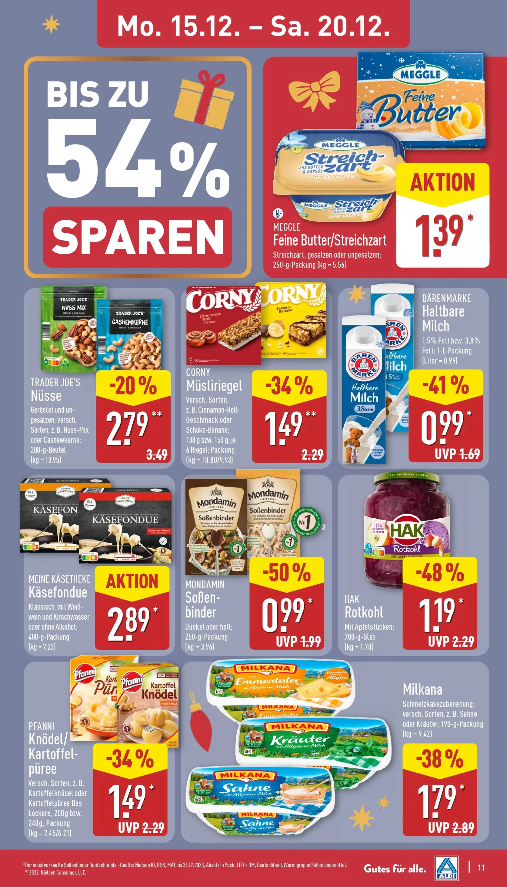 Aldi - ALDI Nord: Wochenangebote (ab 14.12.2025) » Angebote Online | Seite: 14 | Produkte: Butter, Rapsöl, Milkana, Wein