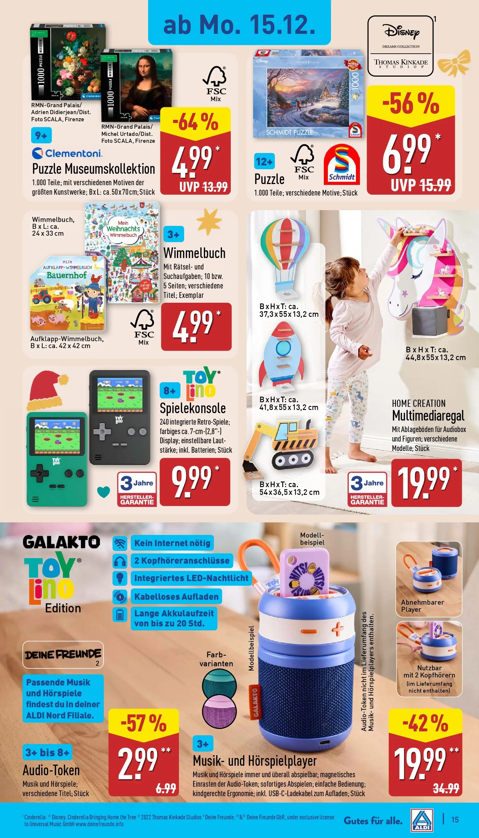 Aldi - ALDI Nord: Wochenangebote (ab 14.12.2025) » Angebote Online | Seite: 18 | Produkte: Home creation, Player