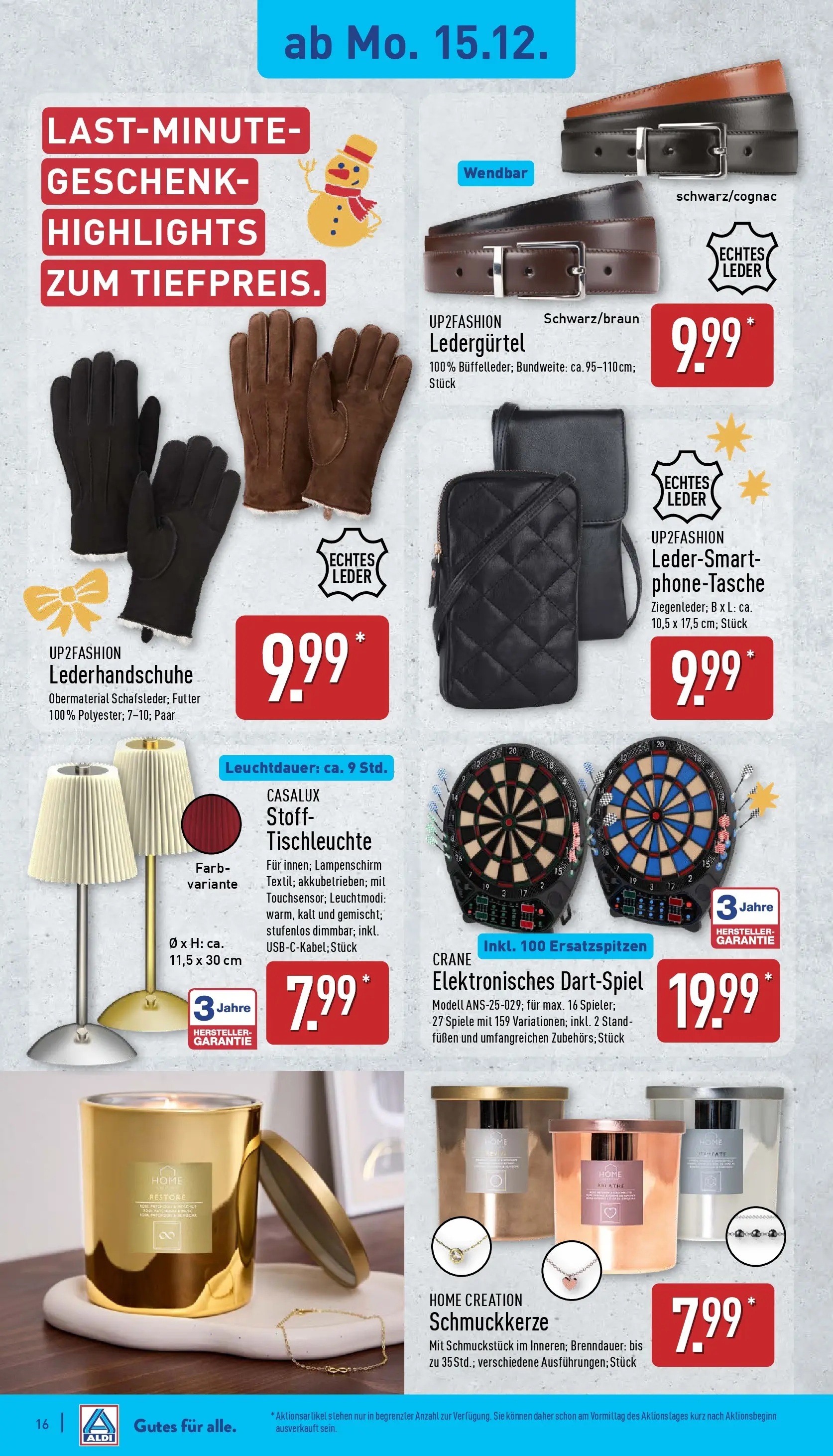 Aldi - ALDI Nord: Wochenangebote (ab 14.12.2025) » Angebote Online | Seite: 19 | Produkte: Up2fashion, Lampenschirm, Home creation