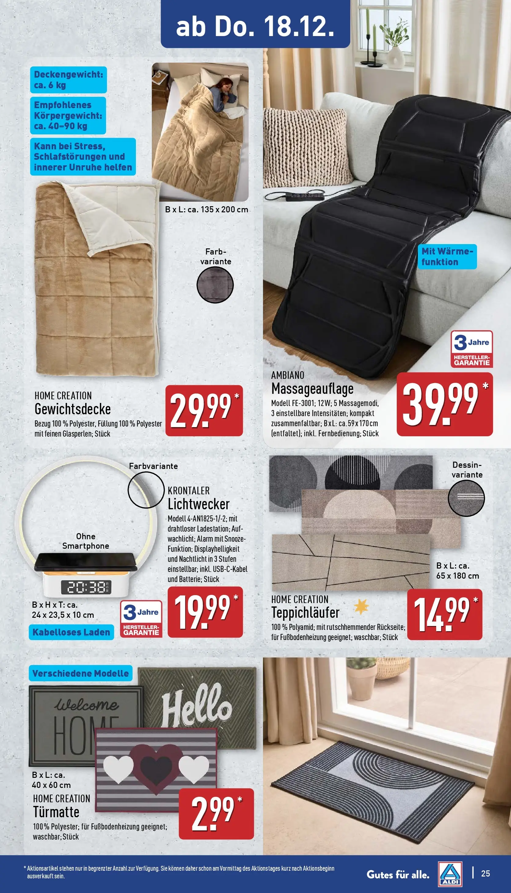 Aldi - ALDI Nord: Wochenangebote (ab 14.12.2025) » Angebote Online | Seite: 28 | Produkte: Nachtlicht, Home creation, Smartphone