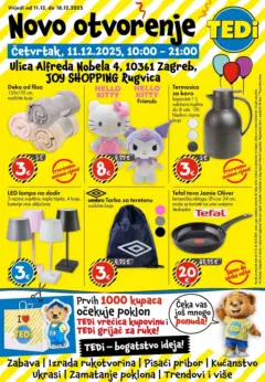 TEDi - TEDi katalog do 13.12.2025 - Pregled kataloga iz trgovine TEDi, vrijedi od 06.12.2025 TEDi - TEDi katalog do 13.12.2025 - Pregled kataloga iz trgovine TEDi, vrijedi od 06.12.2025