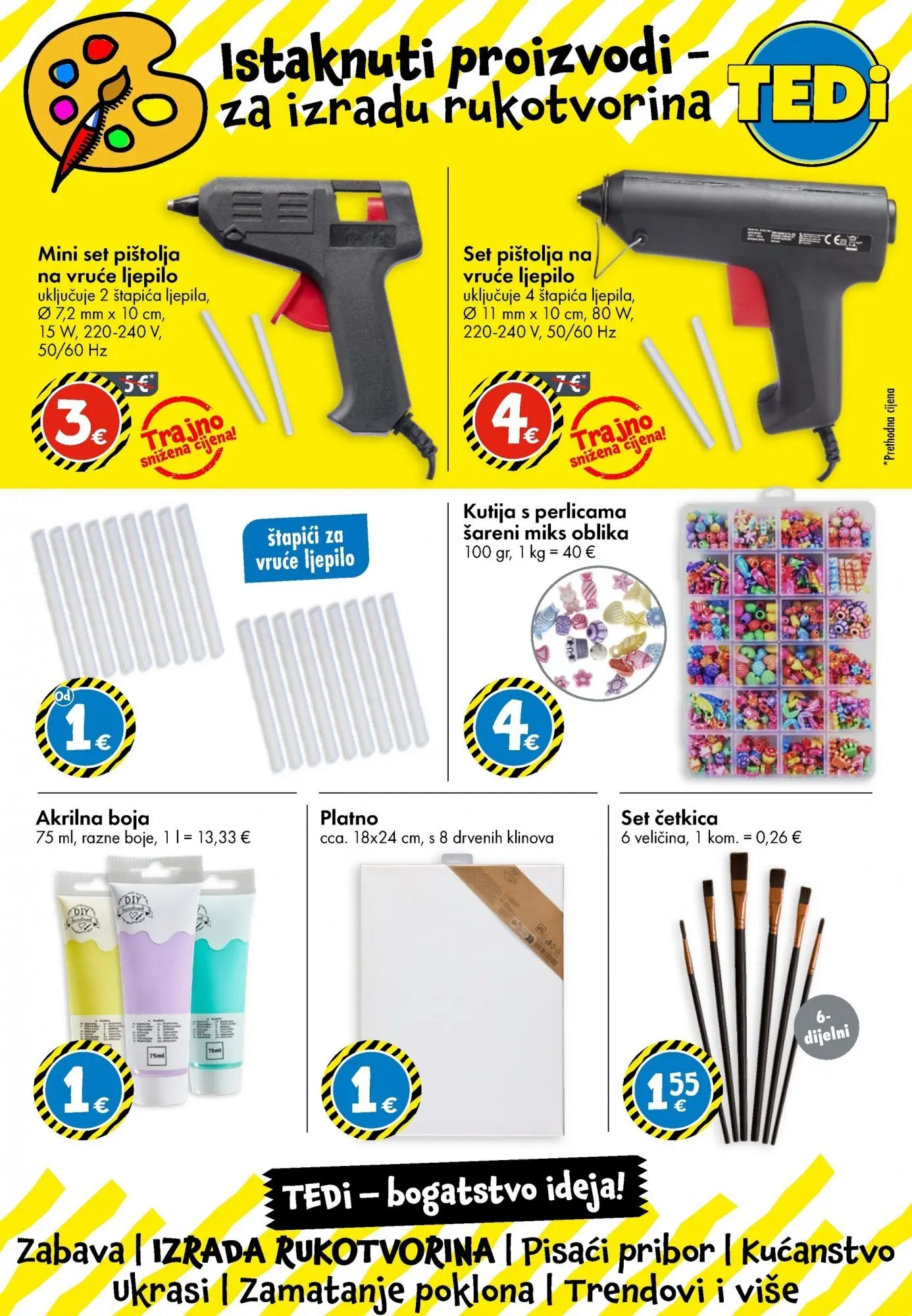 TEDi - TEDi katalog do 13.12.2025 novi od 06.12.2025 na listanje > letak digitalni | Stranica: 11 | Proizvodi: Kutija, Štapići, Ljepilo