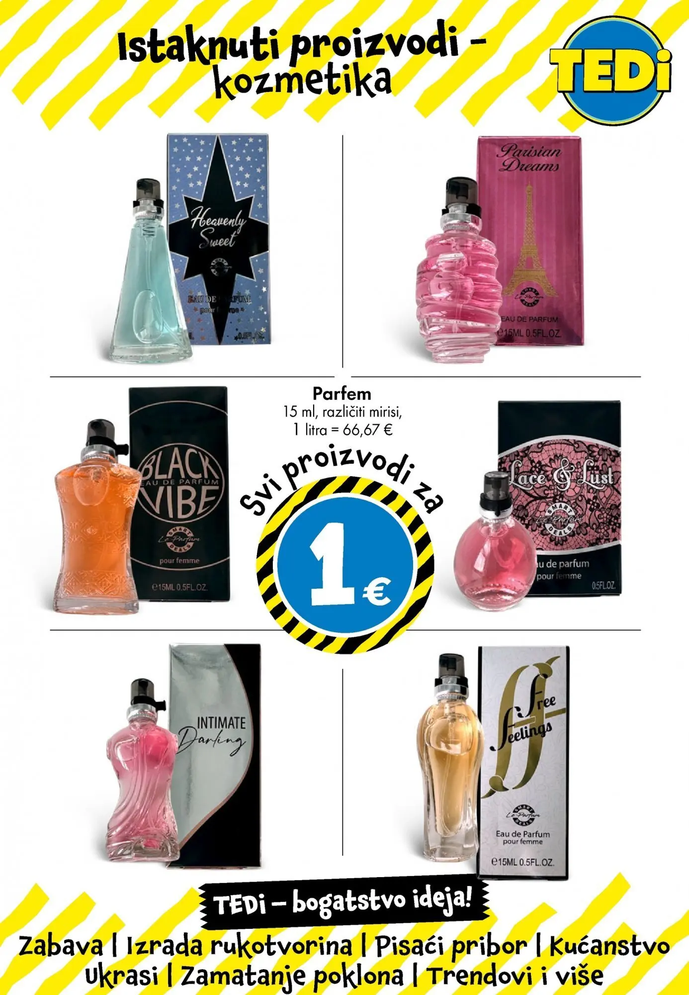 TEDi - TEDi katalog do 13.12.2025 novi od 06.12.2025 na listanje > letak digitalni | Stranica: 12 | Proizvodi: Parfem