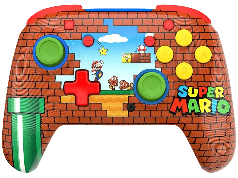 Turtle Beach Rematch Wireless Controller Mario Brick für Nintendo Switch, Switch 2 Bricks