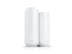 NETGEar Orbi 370 Serie Dual-Band WiFi 7 Mesh Router-Repeater Set, 2er-Pack, Weiß