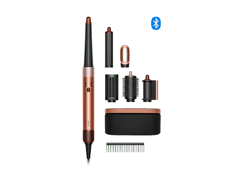 Dyson Airwrap i.d.™ Multi-Haarstyler und -trockner mit Bluetooth® Technologie, Amber Silk, 1300 Watt, 6 Aufsätze