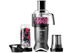 Nutri Bullet NB 1224DG Ulta Plus+ 3in1 Küchensystem (Schwarz, 1200 Watt, 900 ml)