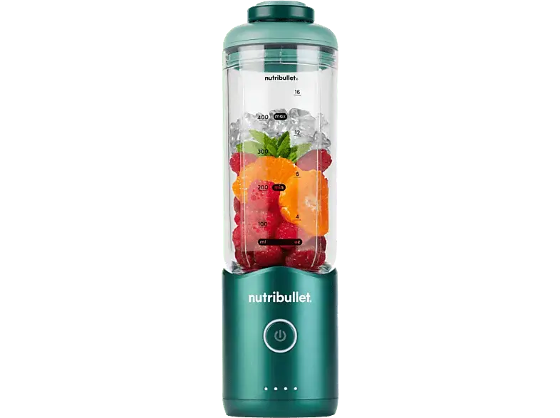 Nutri Bullet NBP 013GR Flex Portable Blender, Smoothie Maker (Green, 7,4 Volt, 590 ml)