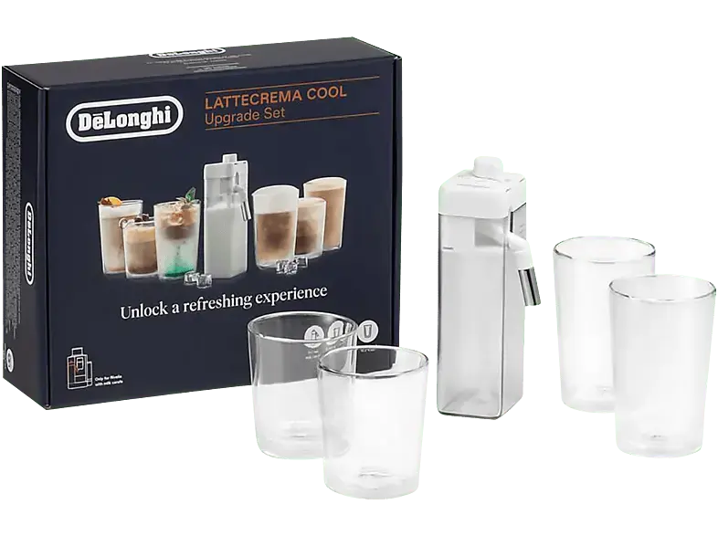 De'Longhi DLSC032 LatteCrema Cool Zubehörset Transparent; Zubehör für Kaffeevollautomaten
