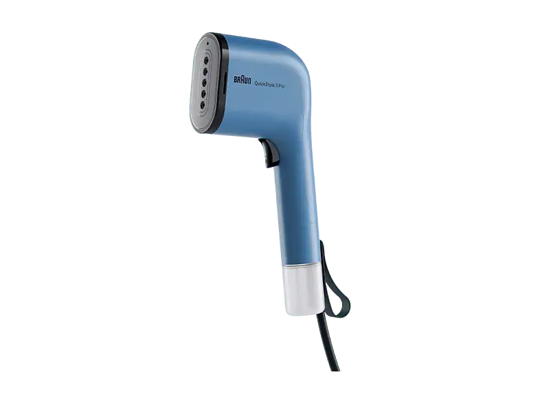 Braun GS 3024BL QuickStyle 3 Dampfglätter (1100 Watt, 70 ml Wassertank, Blau)
